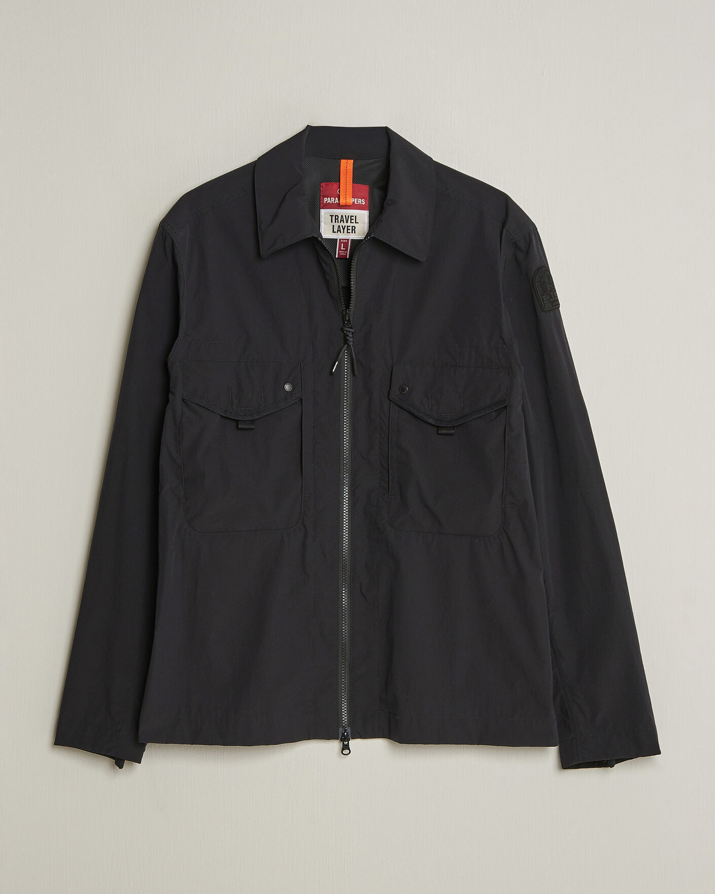 Herre | Jakker | Parajumpers | Elgin Travel Shirt Jacket Black