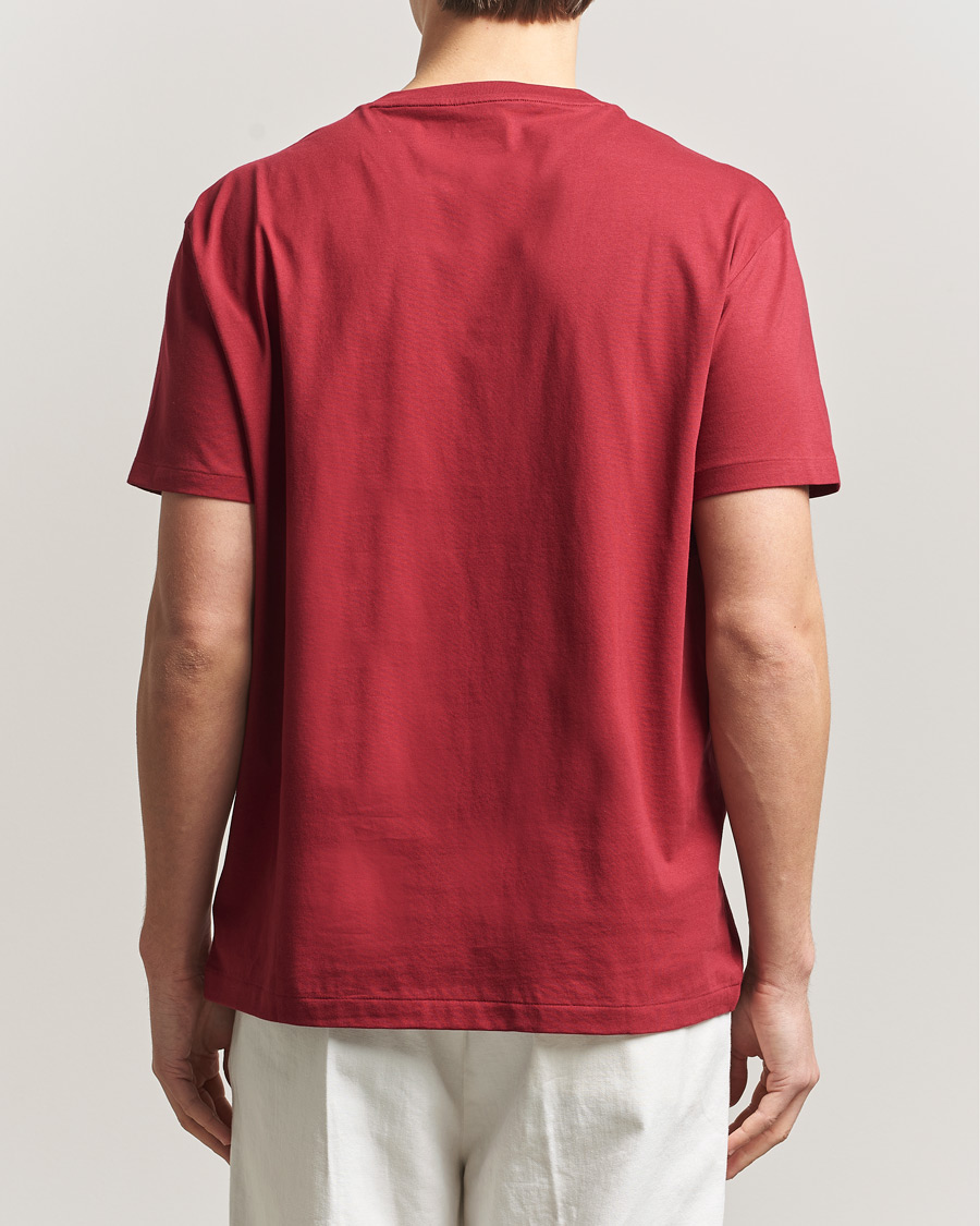 Herre | T-Shirts | Polo Ralph Lauren | Crew Neck T-Shirt Heritage Red