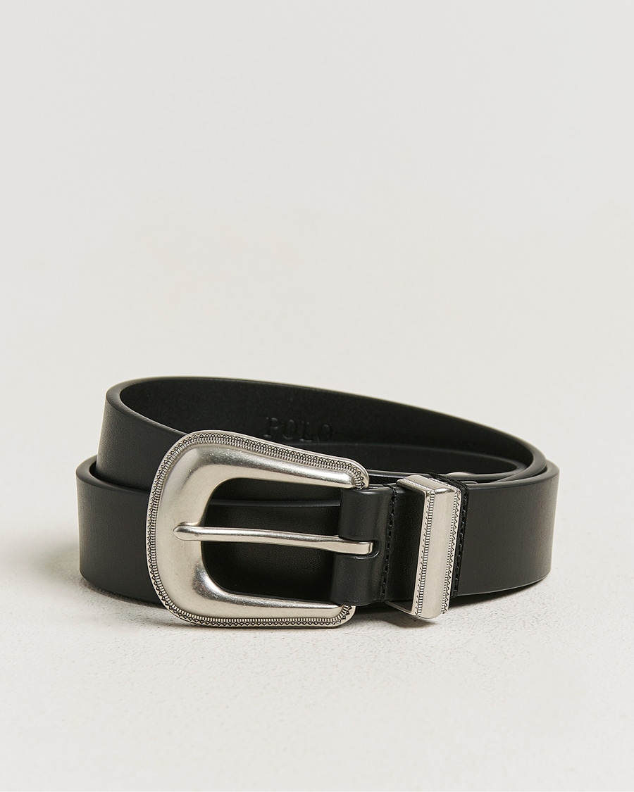 Herre | Bælter | Polo Ralph Lauren | Western Leather Belt Black