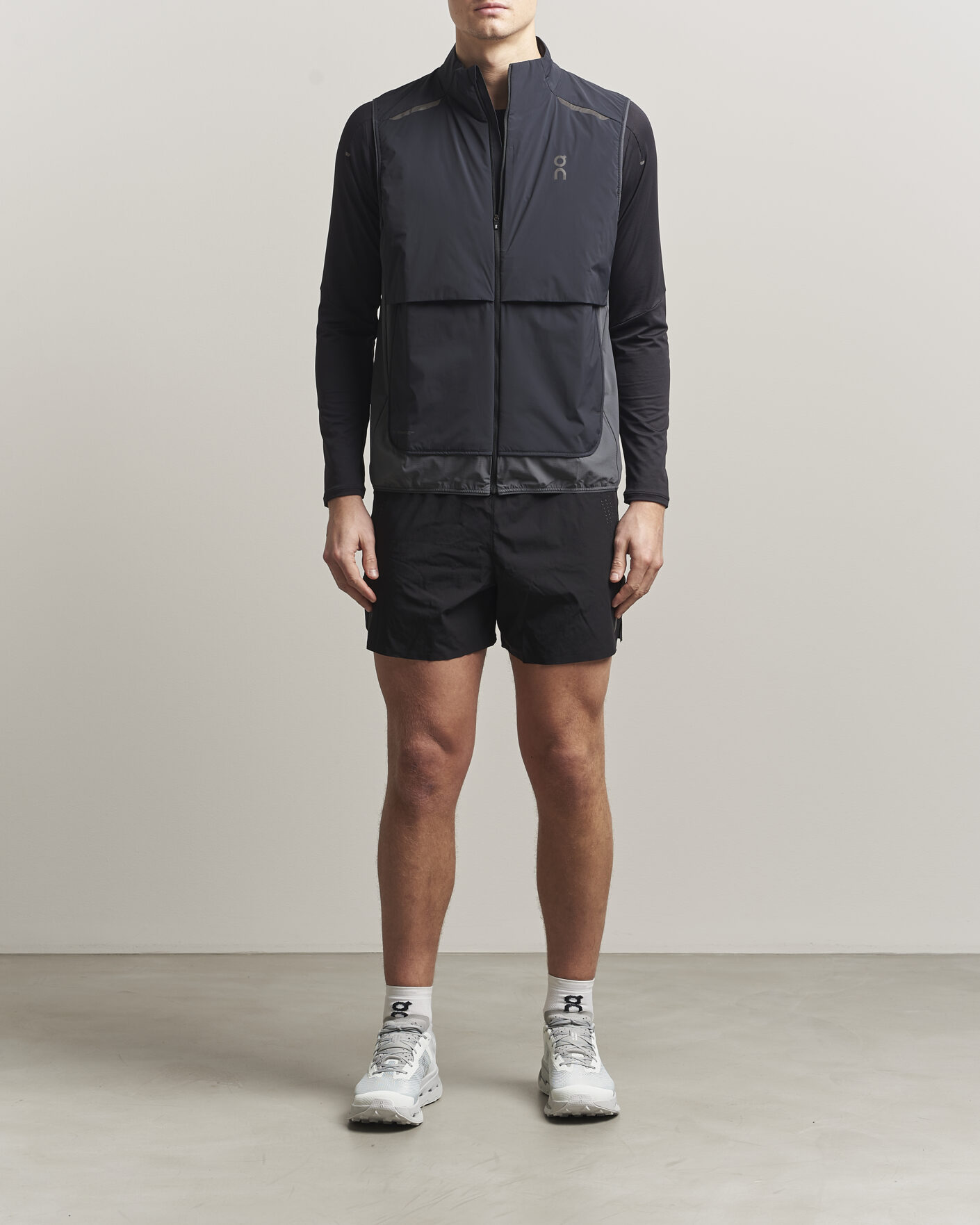 Herre | Veste | On | Weather Vest Black/Eclipse