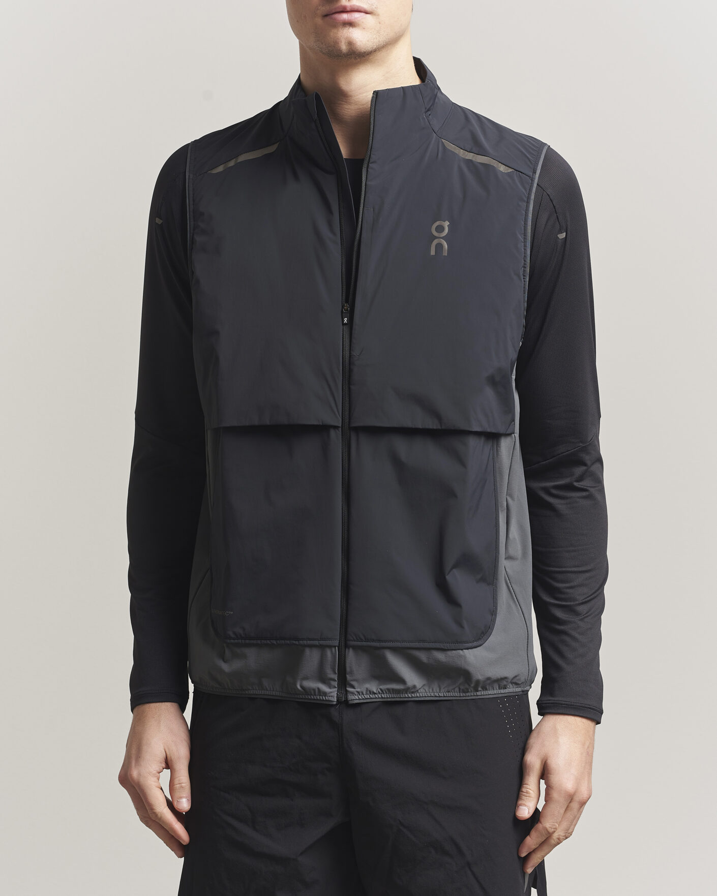 Herre | Veste | On | Weather Vest Black/Eclipse