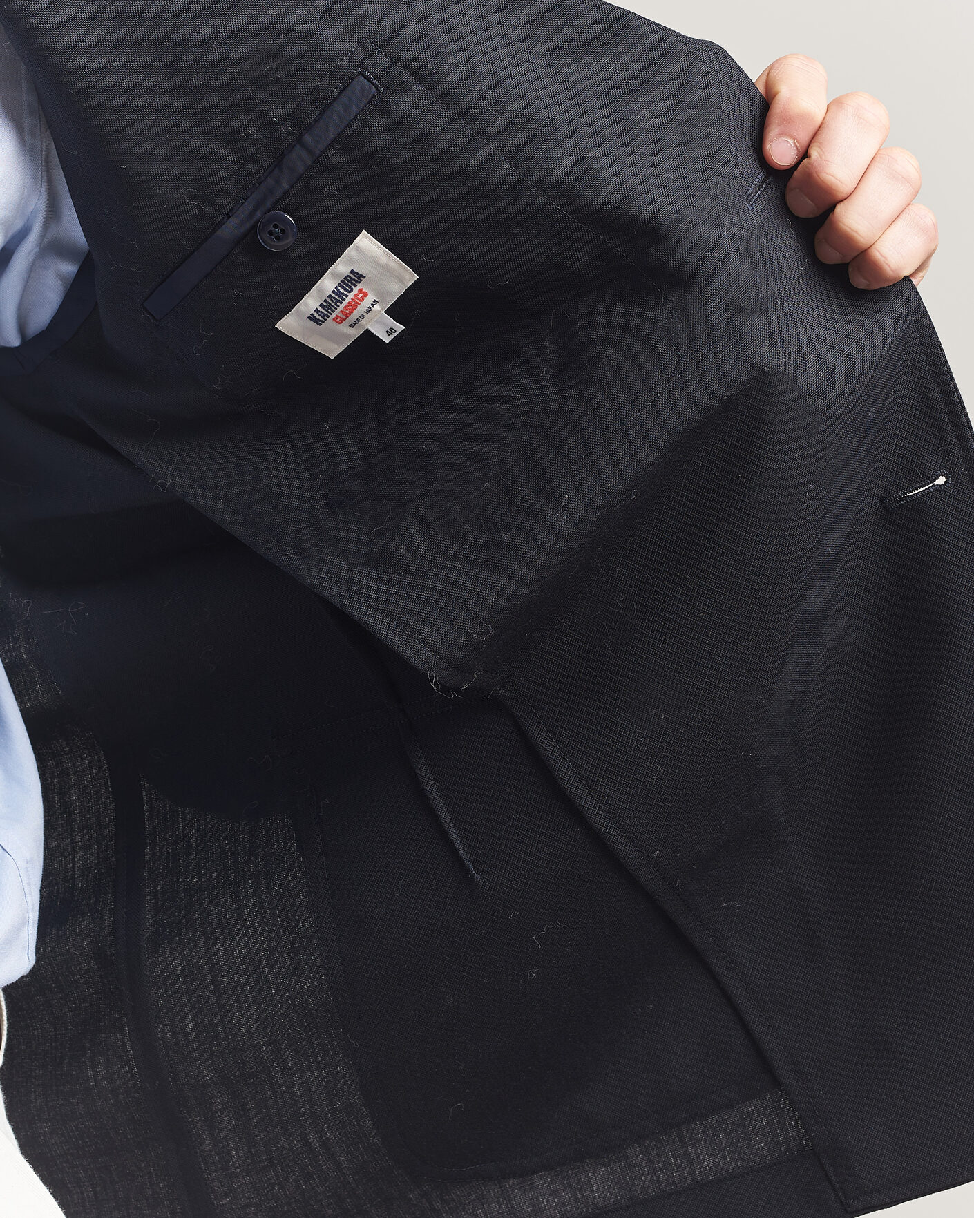 Herre | Blazere & jakker | Kamakura Shirts | Unstructured Ivy Blazer Navy