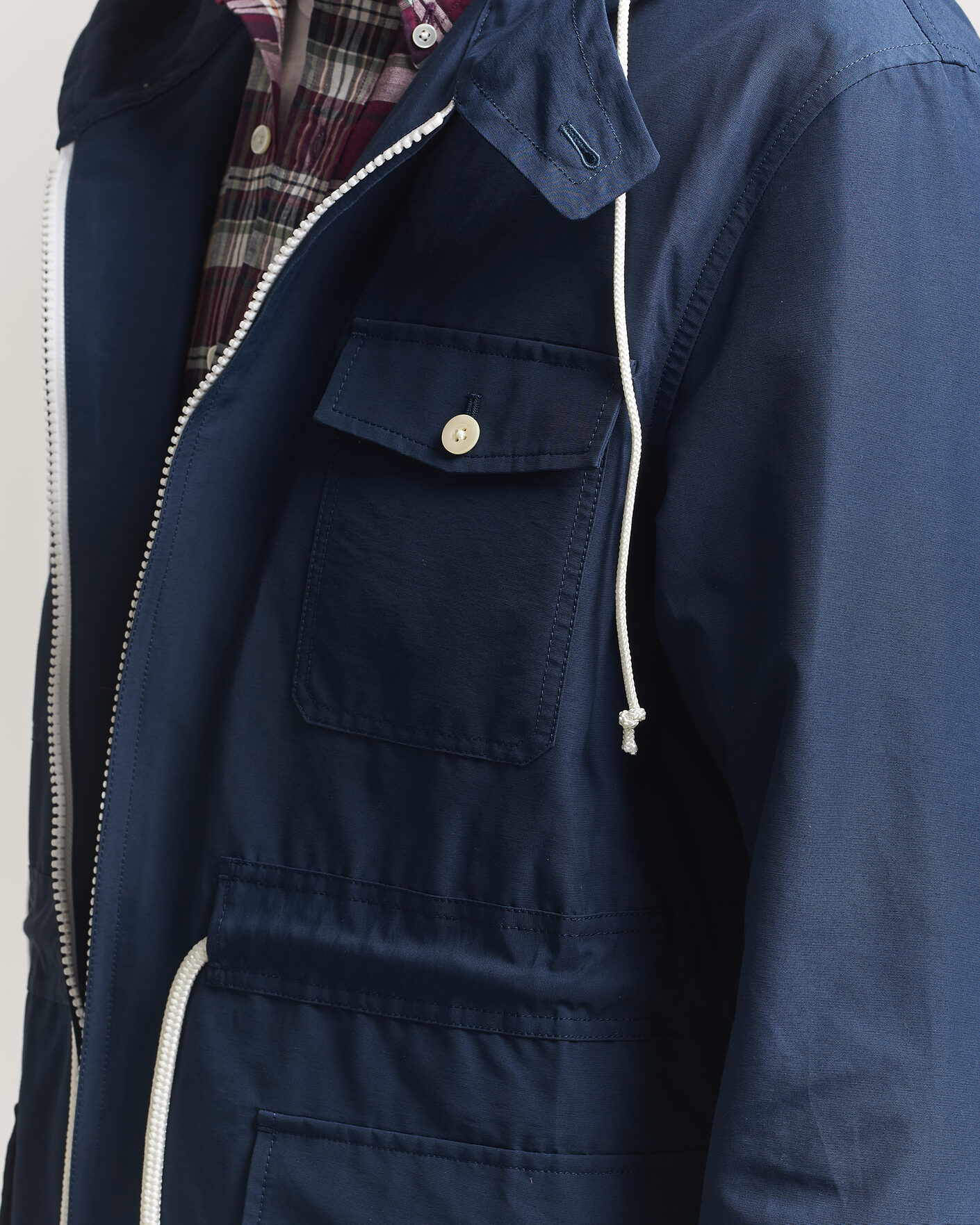 Herre | Jakker | Kamakura Shirts | Marine Parka Navy