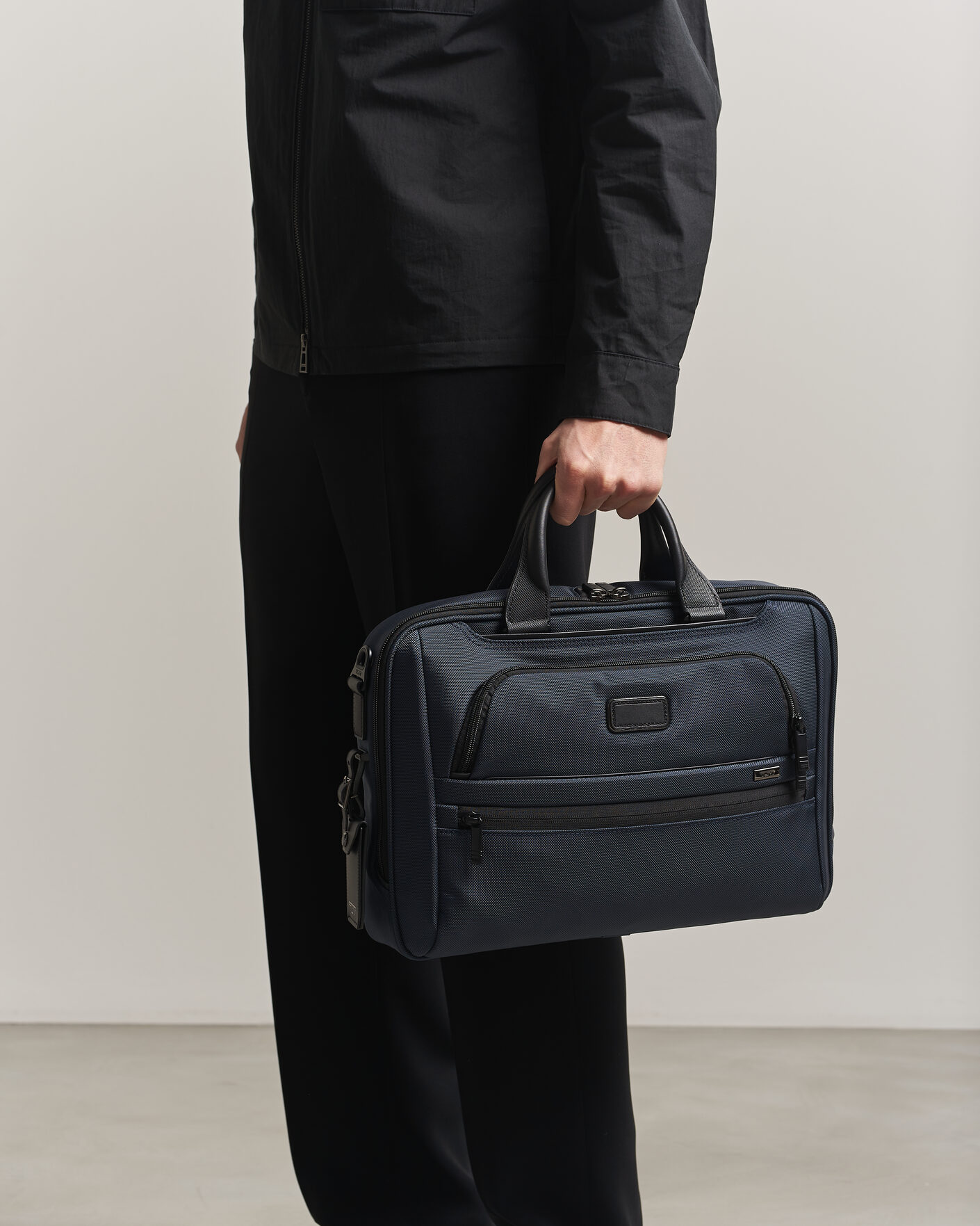 Herre | Tasker | TUMI | Alpha 4 Medium Briefcase Navy