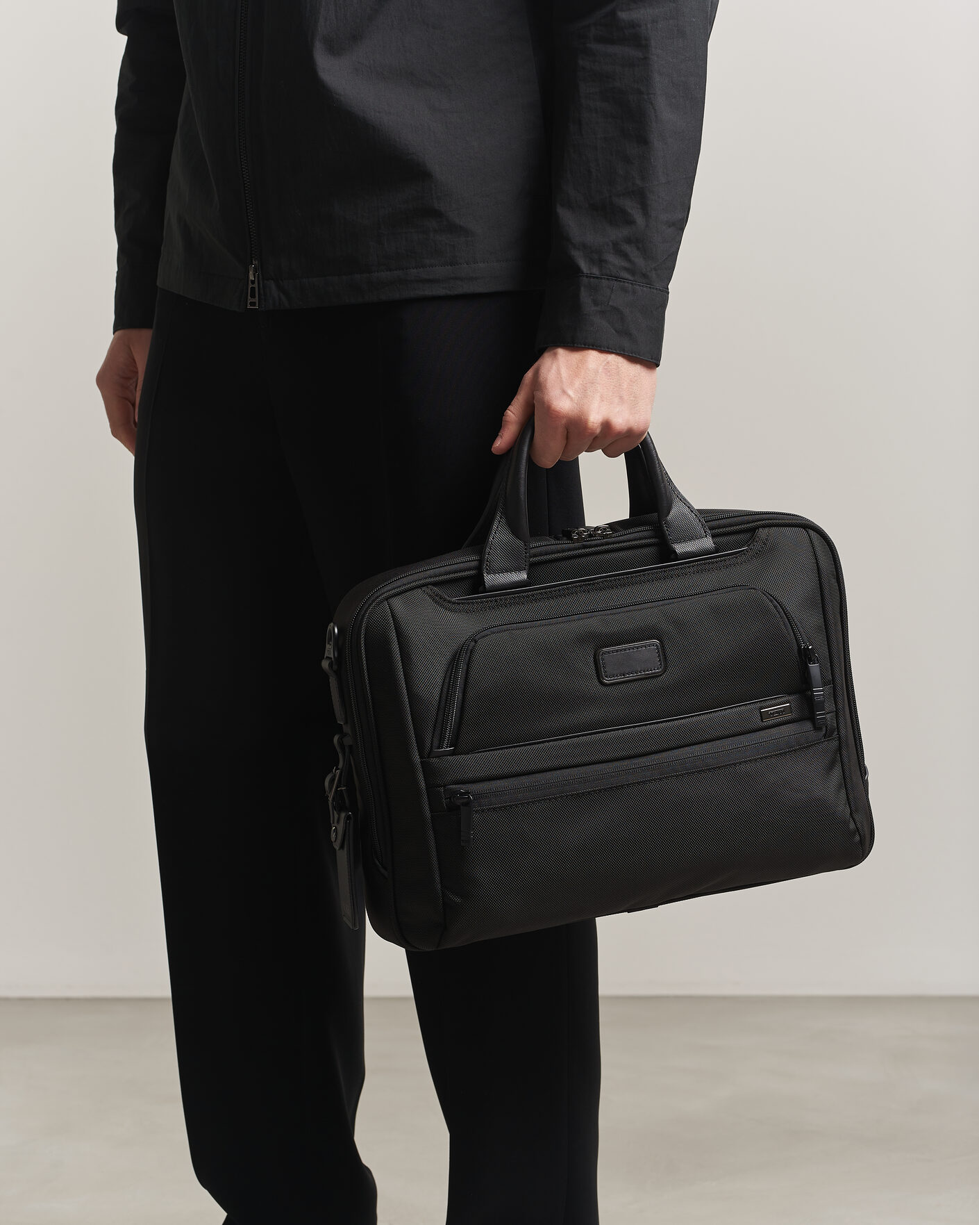 Herre | Tasker | TUMI | Alpha 4 Medium Briefcase Black