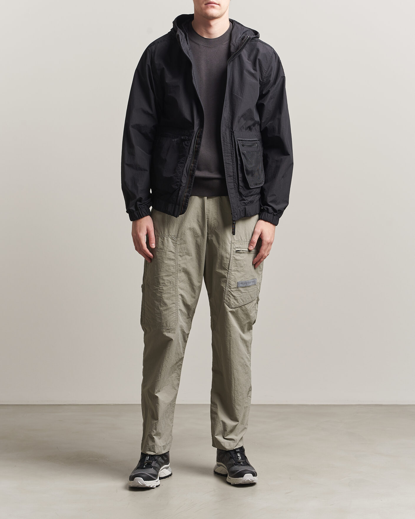 Herre | Bukser | Parajumpers | Lovel Smash Peached Nylon Pants Nowhere