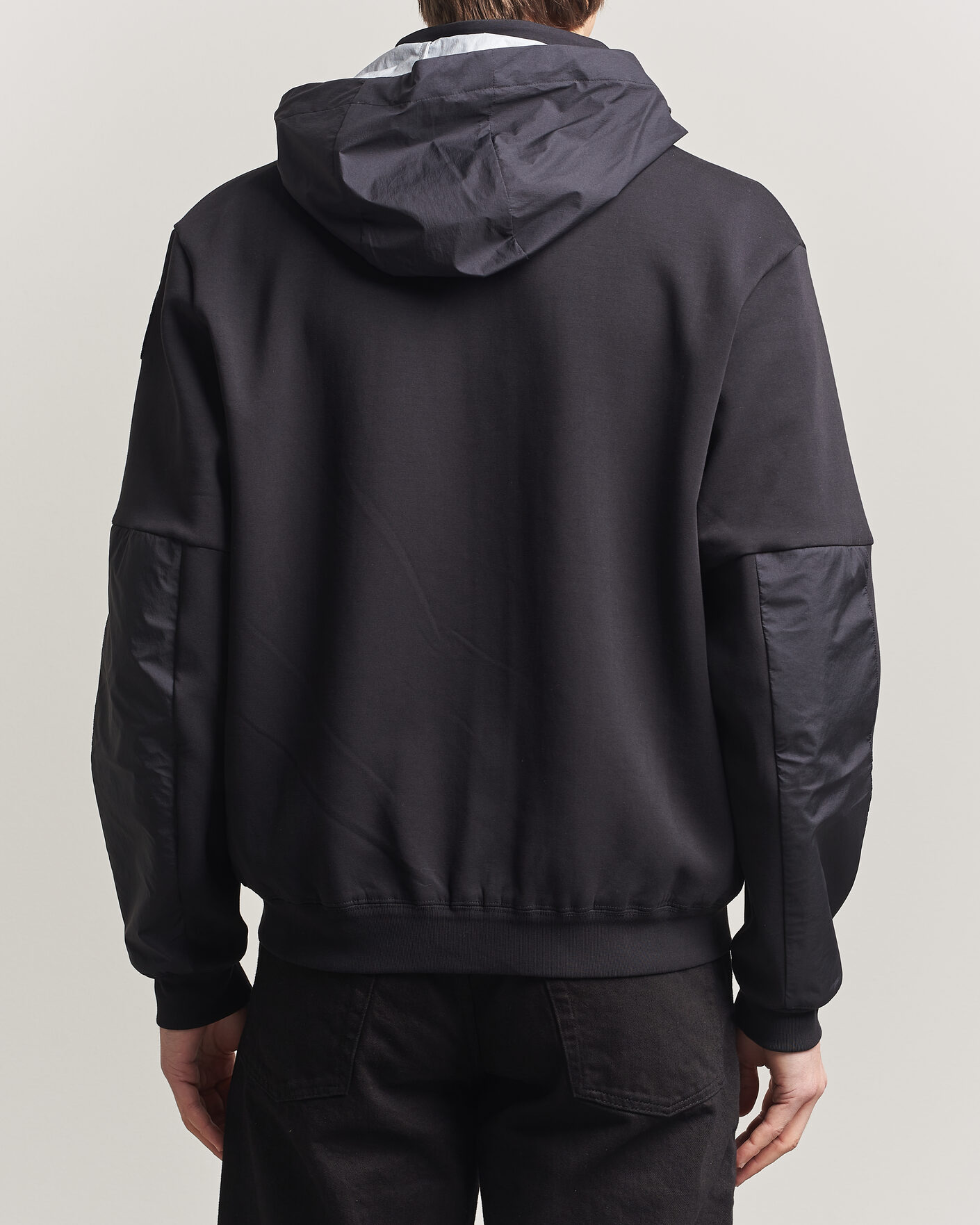 Herre | Jakker | Parajumpers | Kouga Evo Fleece Hooded Hybrid Jacket Black