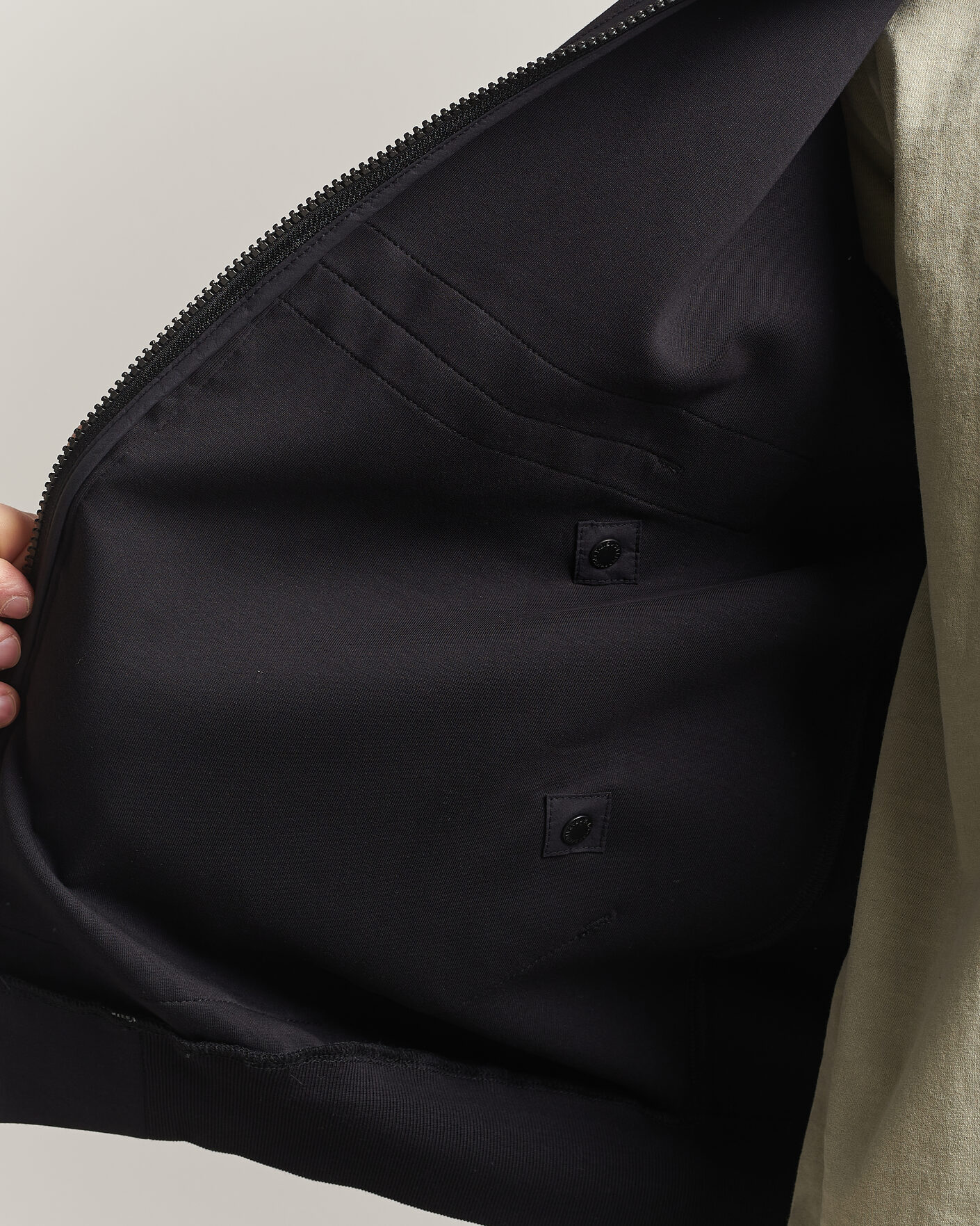 Herre | Jakker | Parajumpers | Kouga Evo Fleece Hooded Hybrid Jacket Black