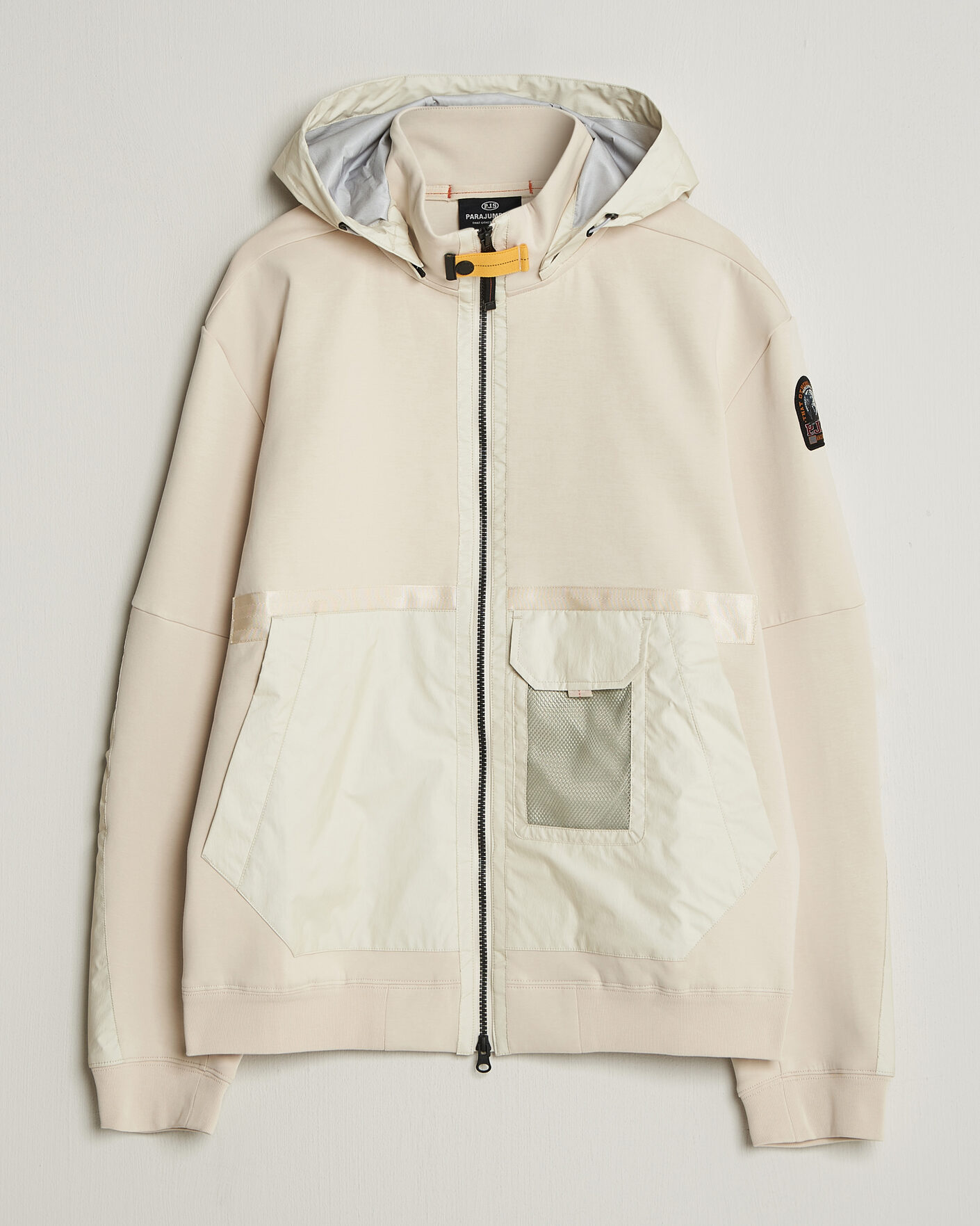 Herre | Jakker | Parajumpers | Kouga Evo Fleece Hooded Hybrid Jacket Moonbeam