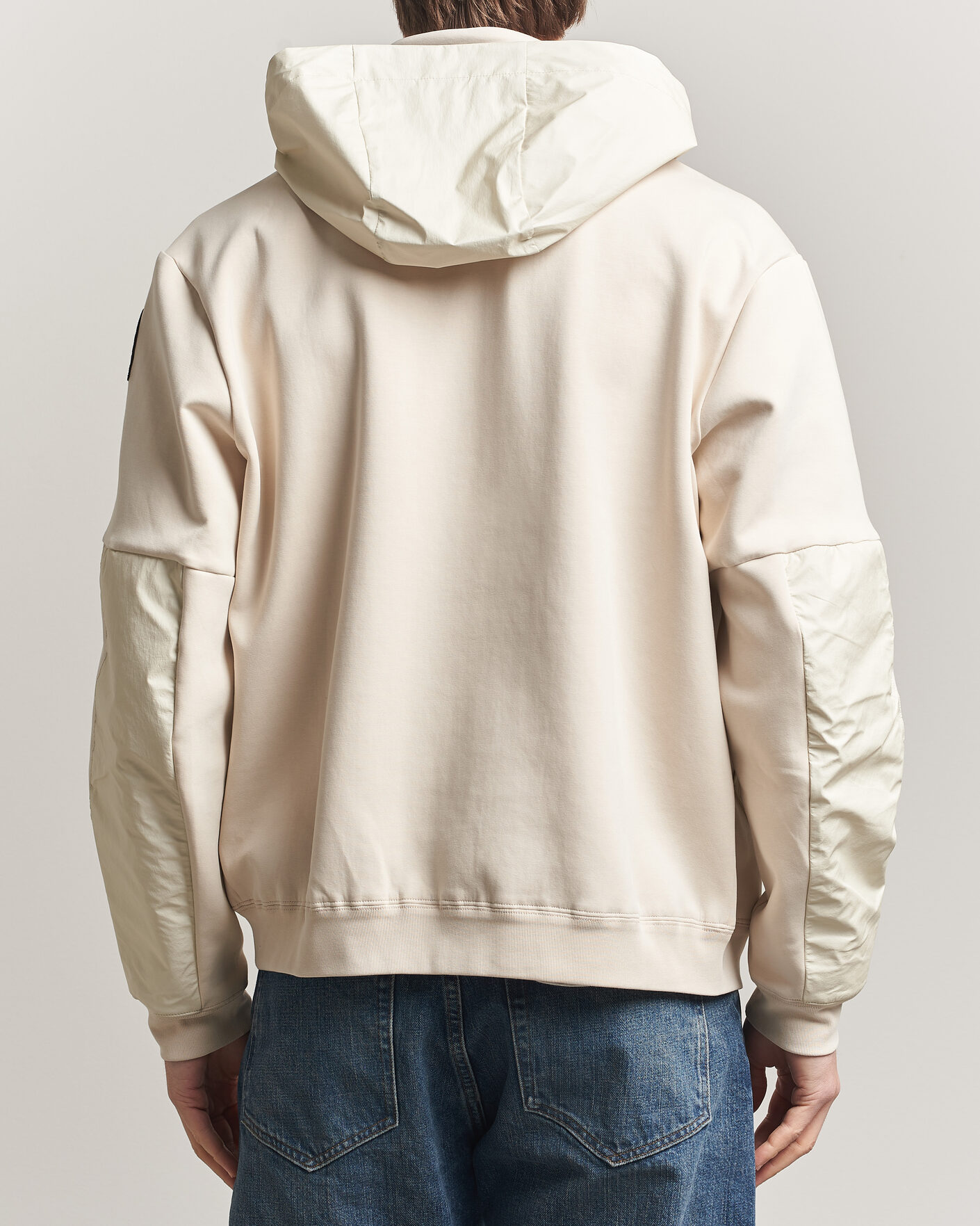 Herre | Jakker | Parajumpers | Kouga Evo Fleece Hooded Hybrid Jacket Moonbeam