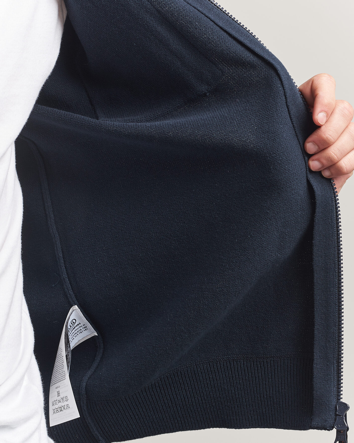 Herre | Jakker | Parajumpers | Bargany Rescue Knitted Hybrid Jacket Ink Blue