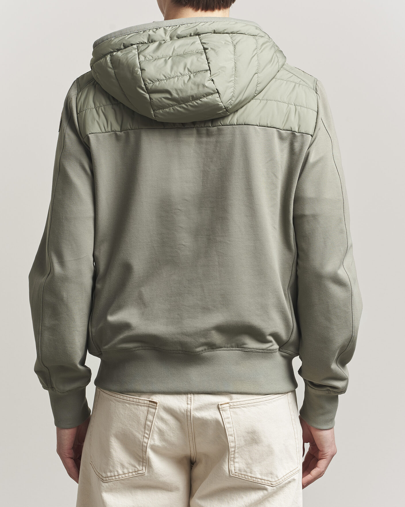 Herre | Jakker | Parajumpers | Ivor Hybrid Hooded Jacket Ashen Sage