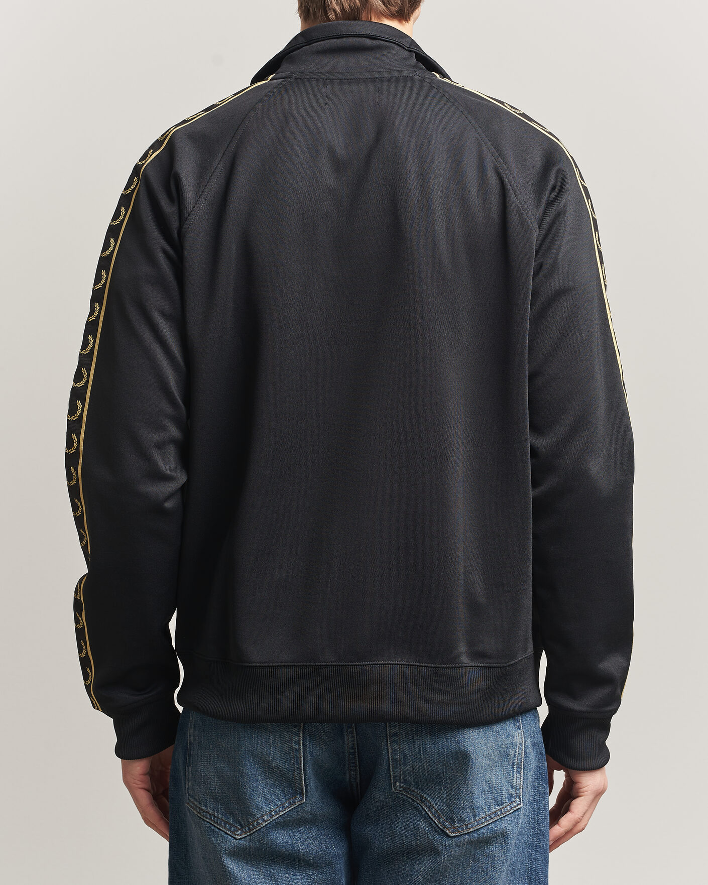 Herre | Trøjer | Fred Perry | Taped Track Jacket Black