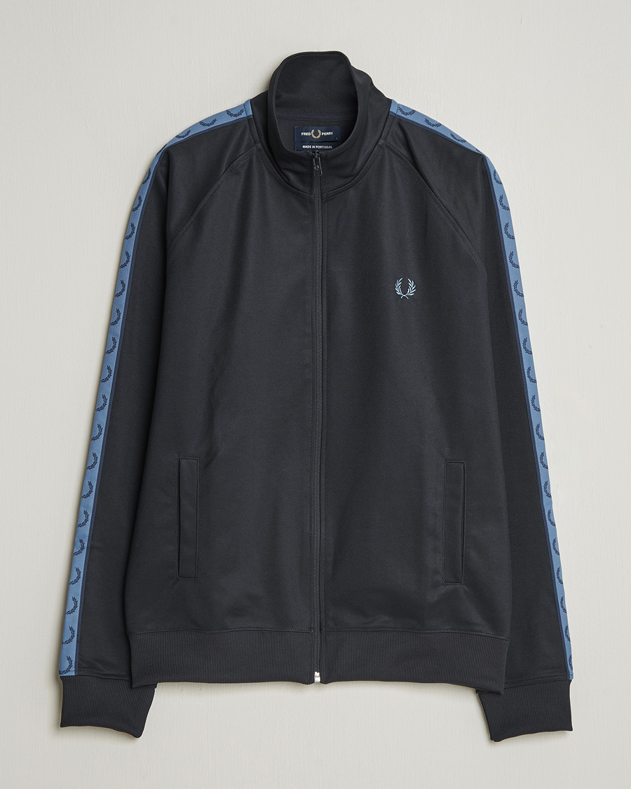 Herre | Trøjer | Fred Perry | Taped Track Jacket Navy