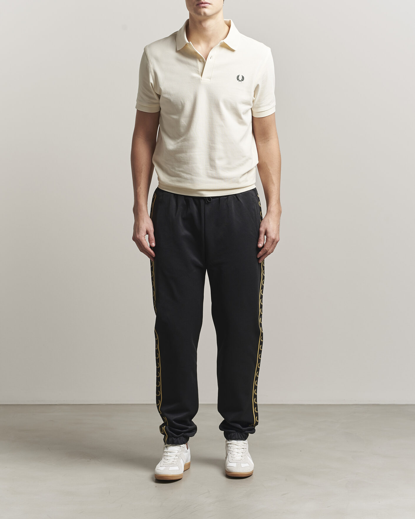 Herre | Bukser | Fred Perry | Taped Track Pants Black
