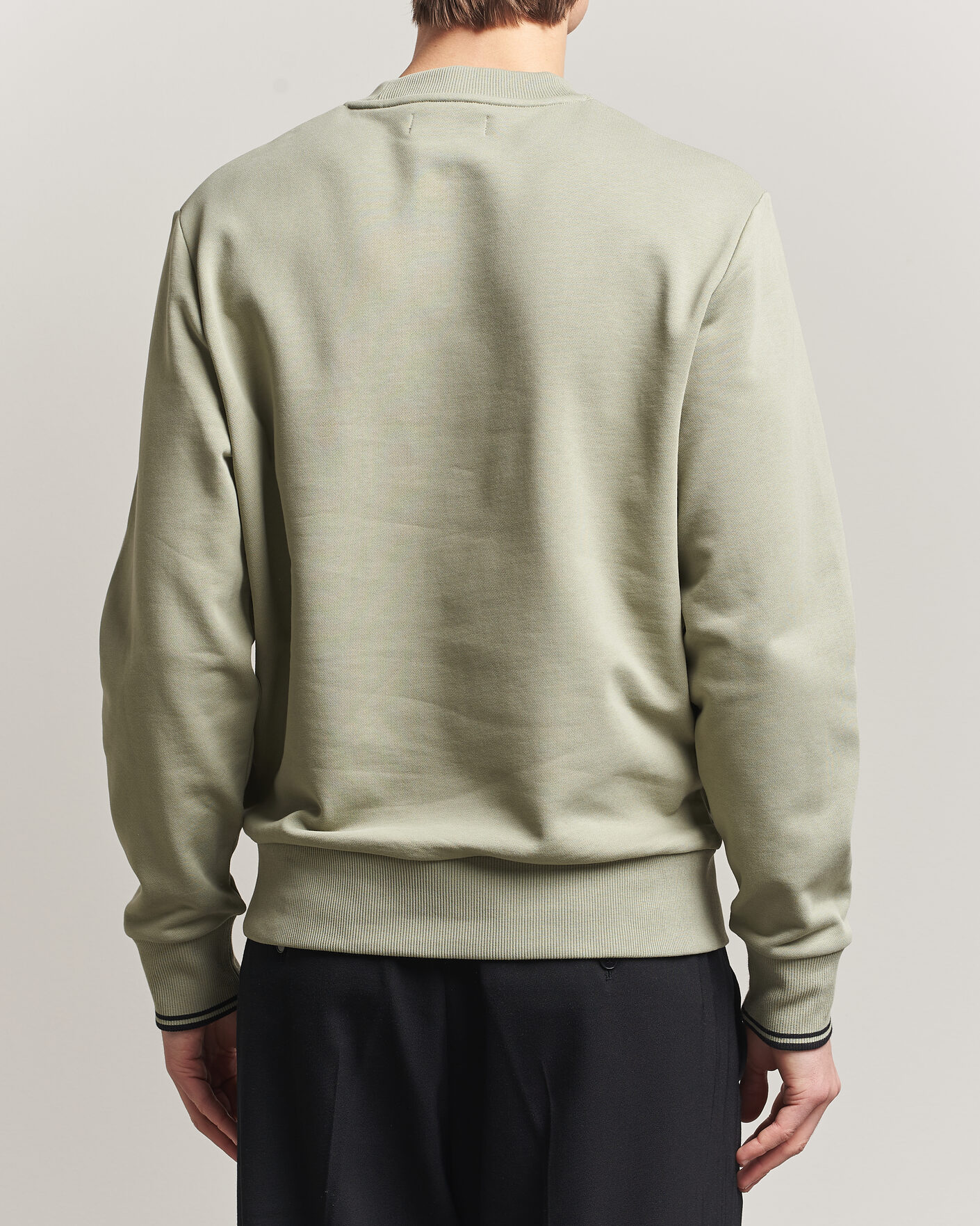Herre | Trøjer | Fred Perry | Crew Neck Sweatshirt Seagrass Green