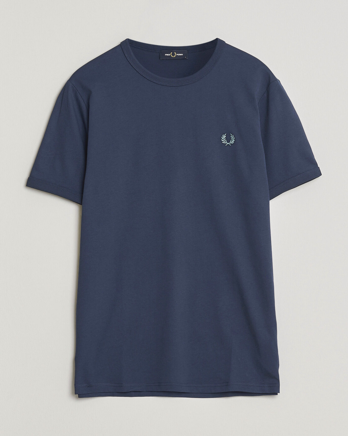 Herre | T-Shirts | Fred Perry | Ringer T-Shirt Tennis Blue