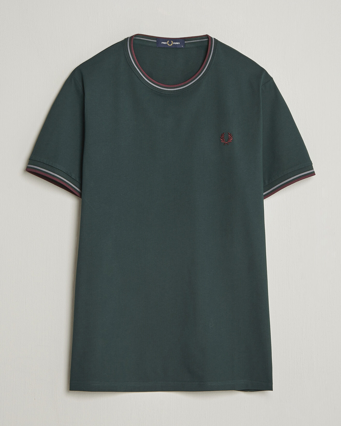 Herre | T-Shirts | Fred Perry | Twin Tipped T-Shirt Grassroots Green