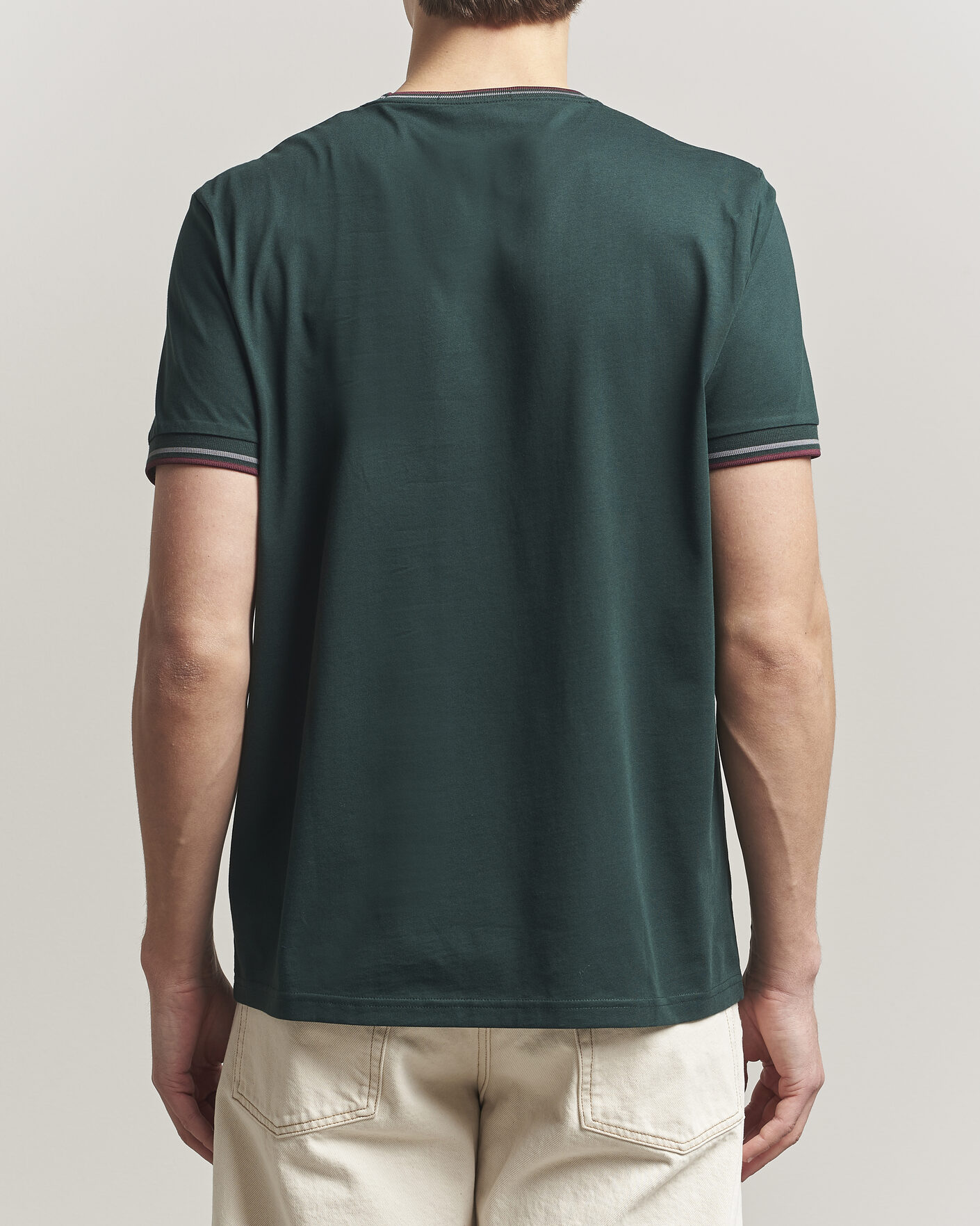 Herre | T-Shirts | Fred Perry | Twin Tipped T-Shirt Grassroots Green