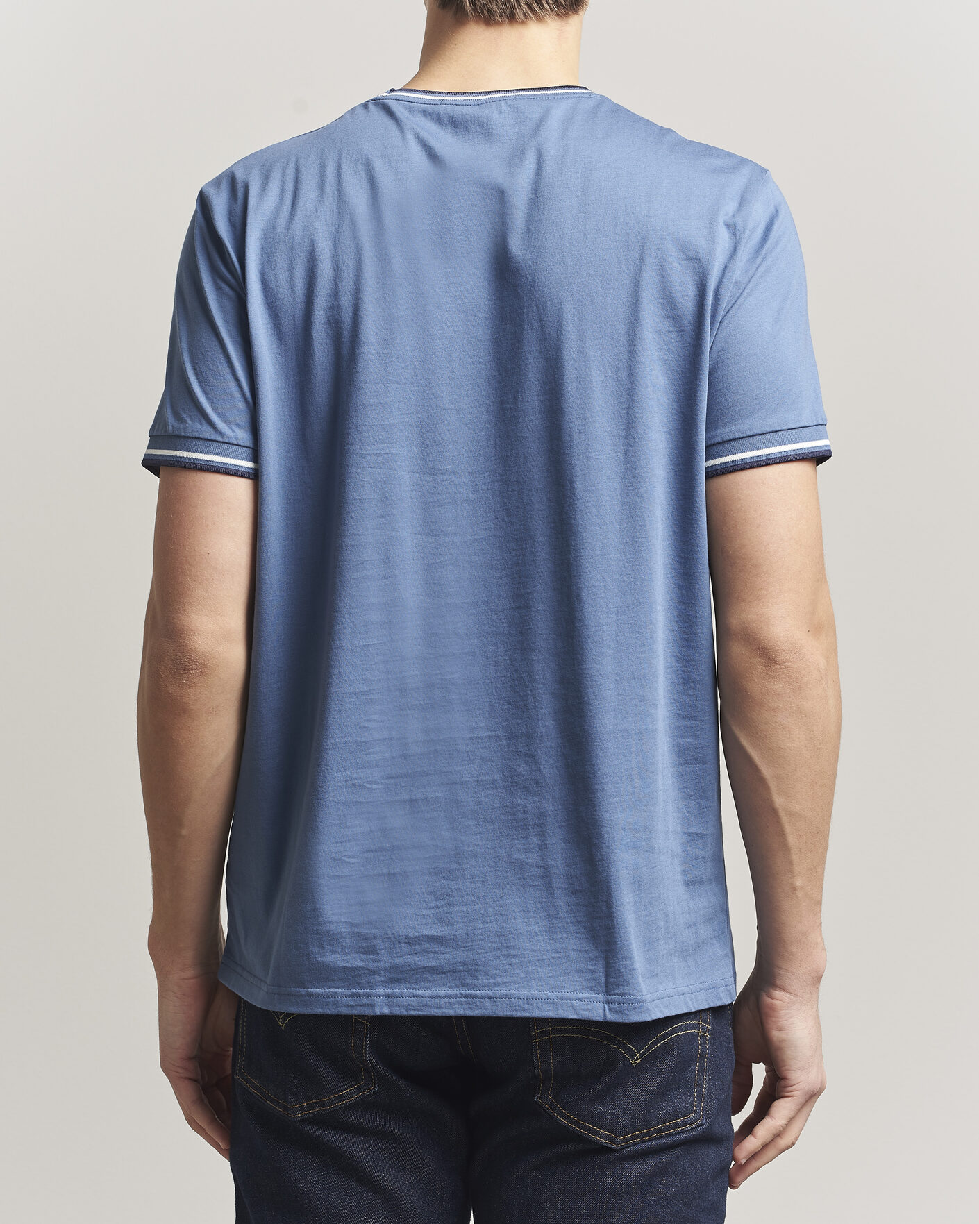 Herre | T-Shirts | Fred Perry | Twin Tipped T-Shirt Ace Blue