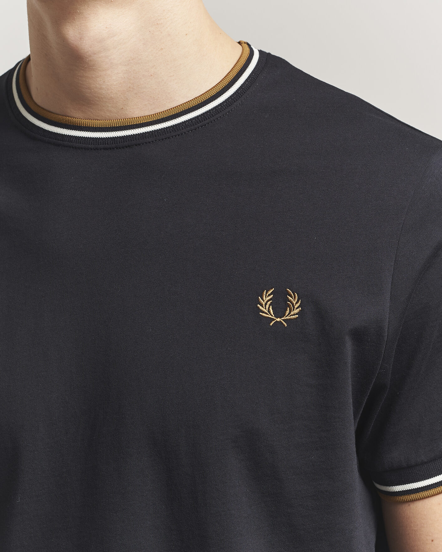 Herre | T-Shirts | Fred Perry | Twin Tipped T-Shirt Black