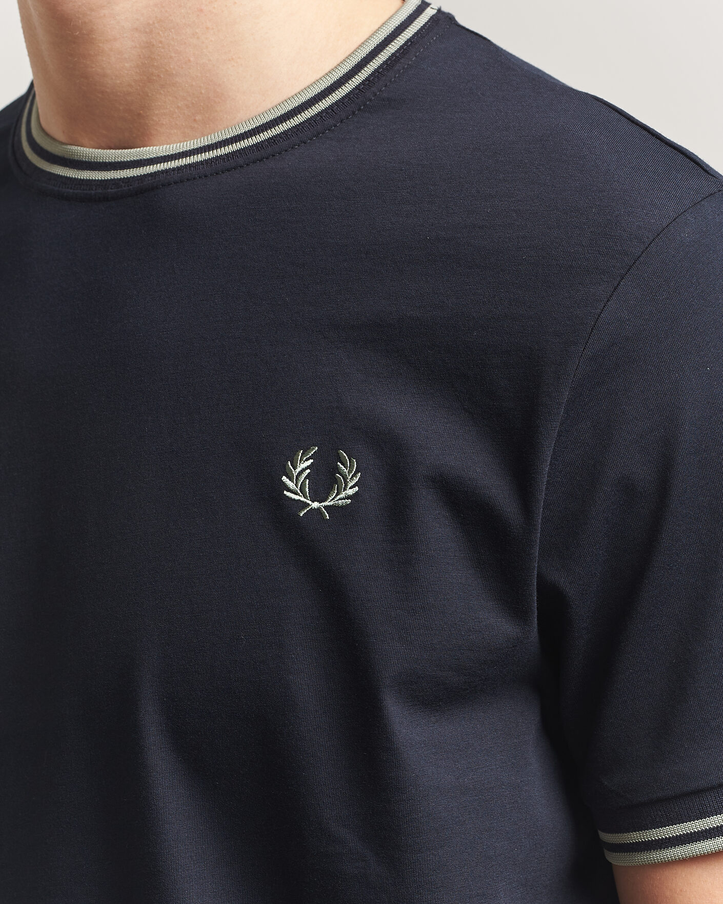 Herre | T-Shirts | Fred Perry | Twin Tipped T-Shirt Navy