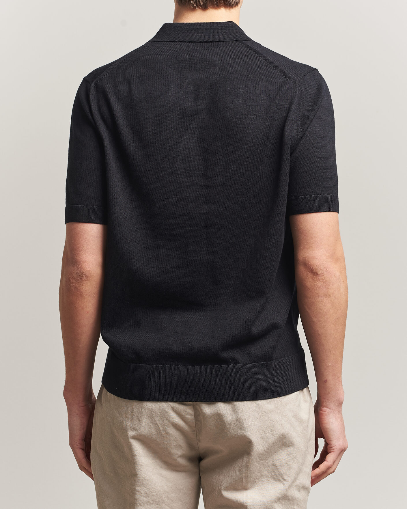 Herre | Polotrøjer | Fred Perry | Cotton Knitted Polo Black