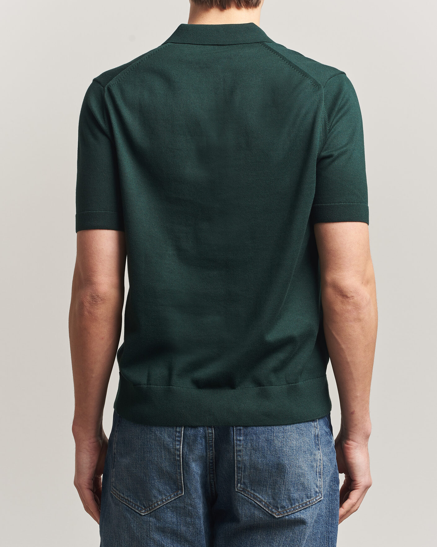 Herre | Polotrøjer | Fred Perry | Cotton Knitted Polo Grassroots Green