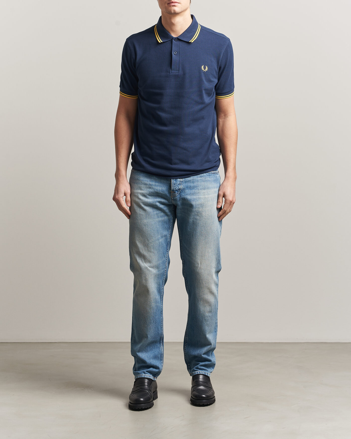 Herre | Polotrøjer | Fred Perry | Twin Tipped Polo Shirt Tennis Blue