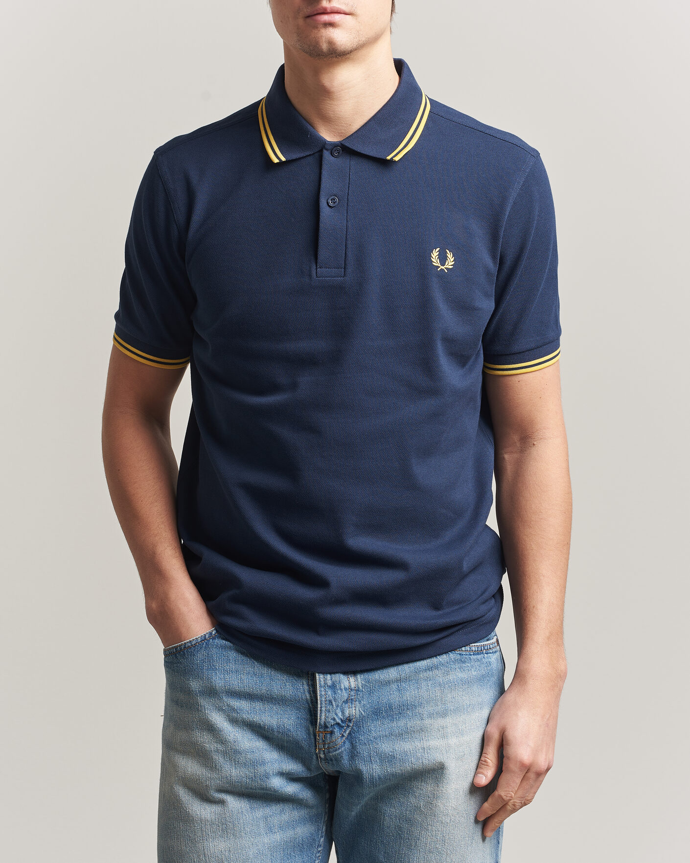 Herre | Polotrøjer | Fred Perry | Twin Tipped Polo Shirt Tennis Blue