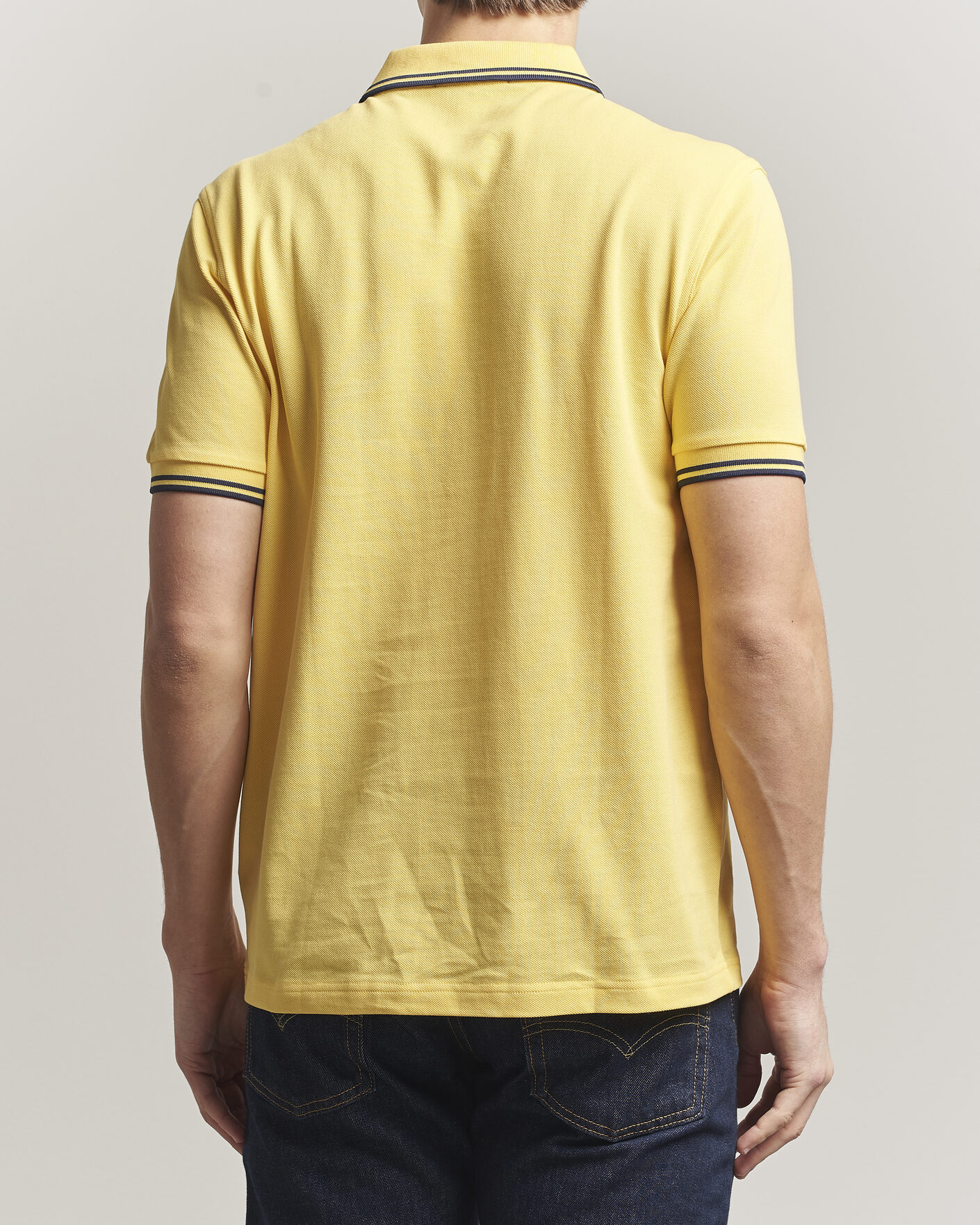 Herre | Polotrøjer | Fred Perry | Twin Tipped Polo Shirt Lemon Yellow