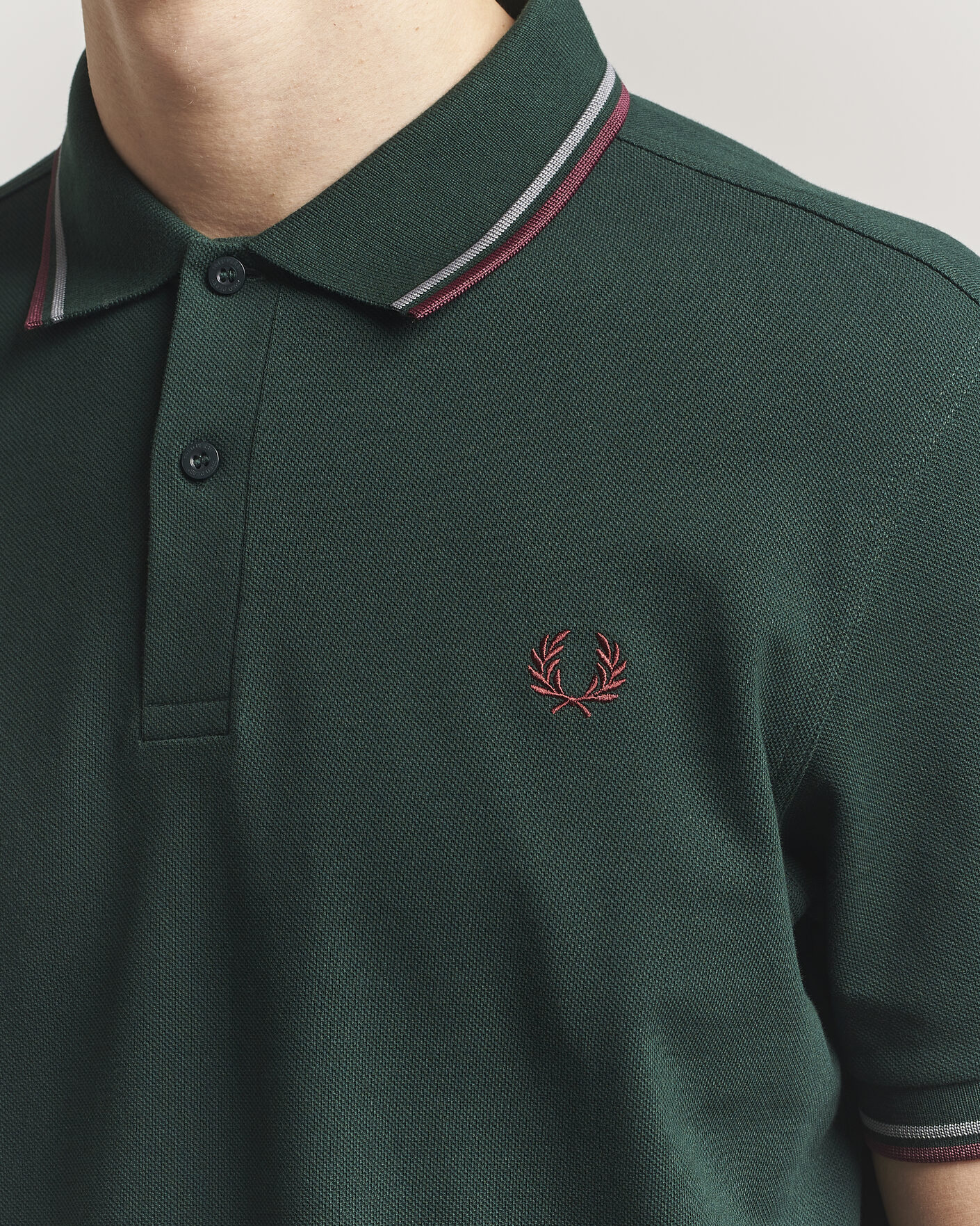 Herre | Polotrøjer | Fred Perry | Twin Tipped Polo Shirt Grassroots Green