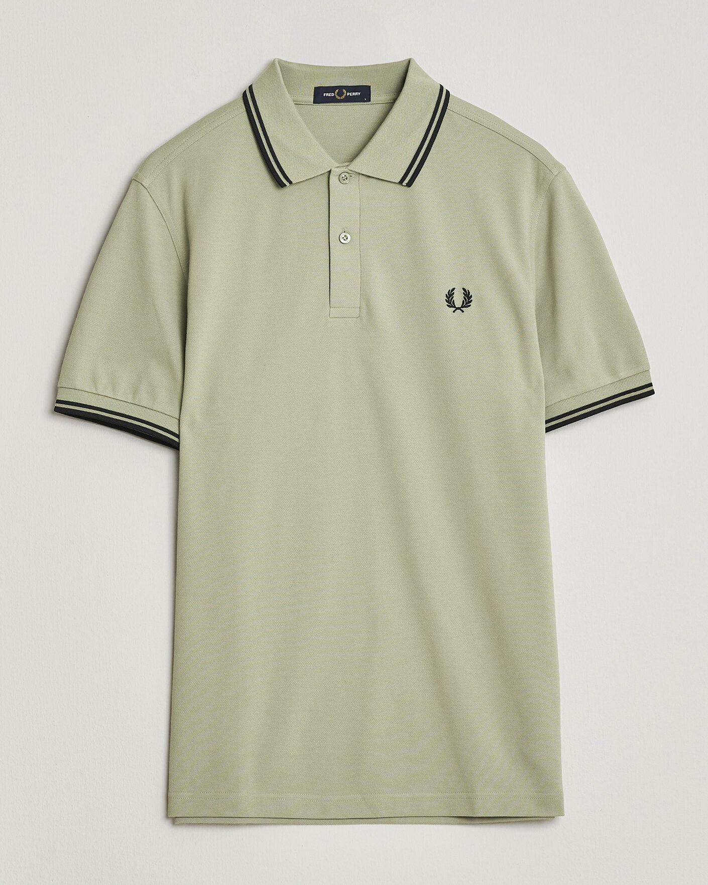 Herre | Polotrøjer | Fred Perry | Twin Tipped Polo Shirt Seagrass Green