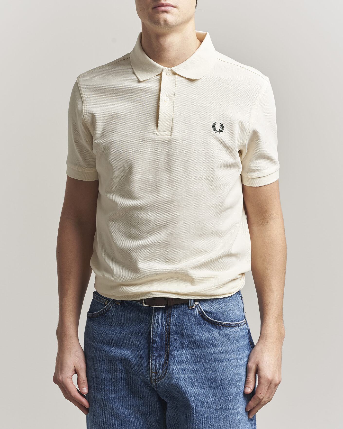 Herre | Polotrøjer | Fred Perry | Plain Polo Ecru
