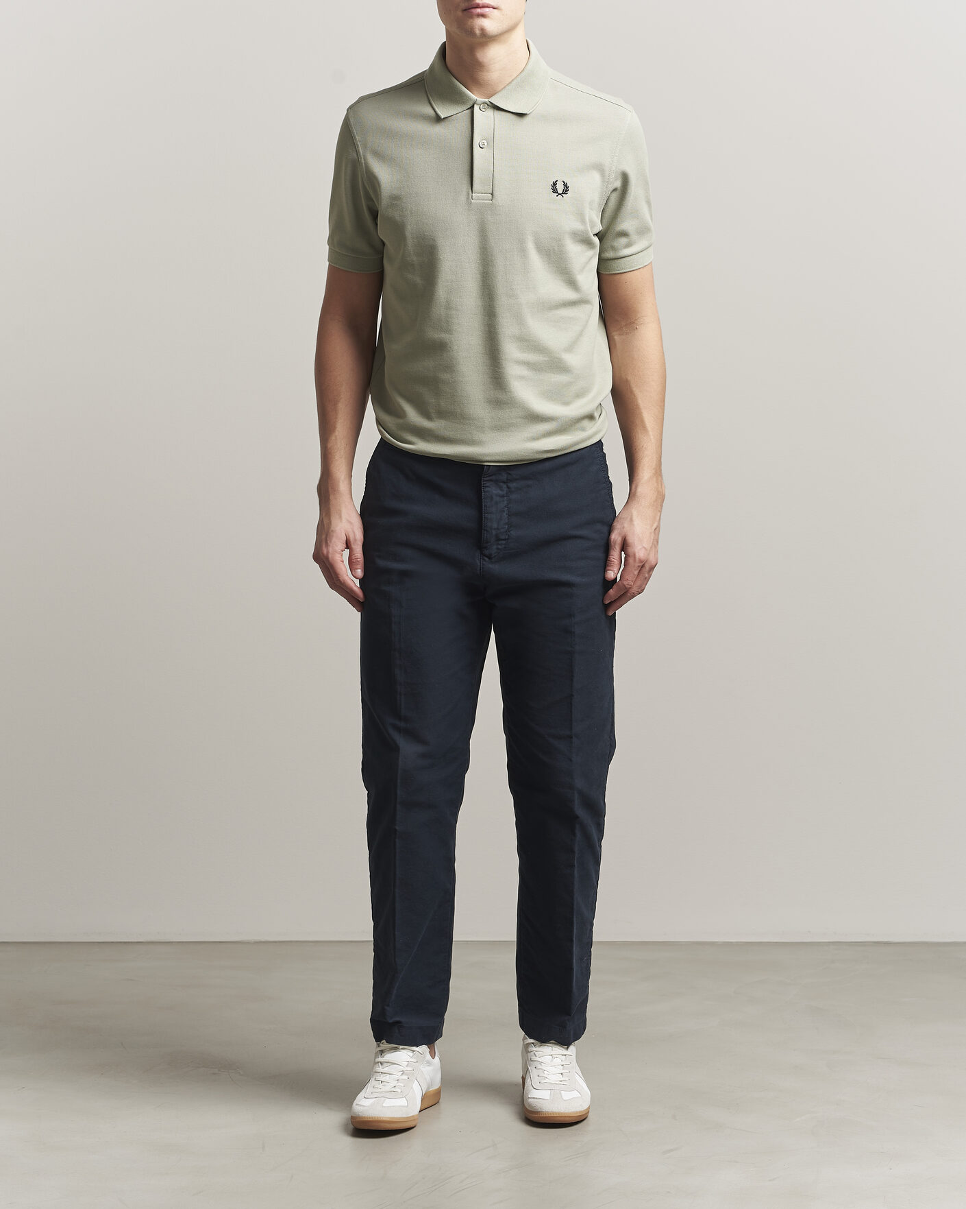 Herre | Polotrøjer | Fred Perry | Plain Polo Seagrass Green