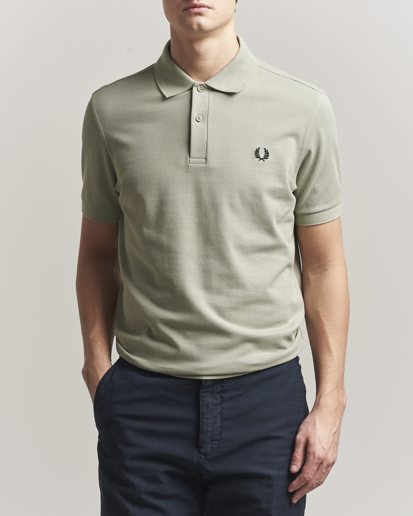 Herre | Polotrøjer | Fred Perry | Plain Polo Seagrass Green