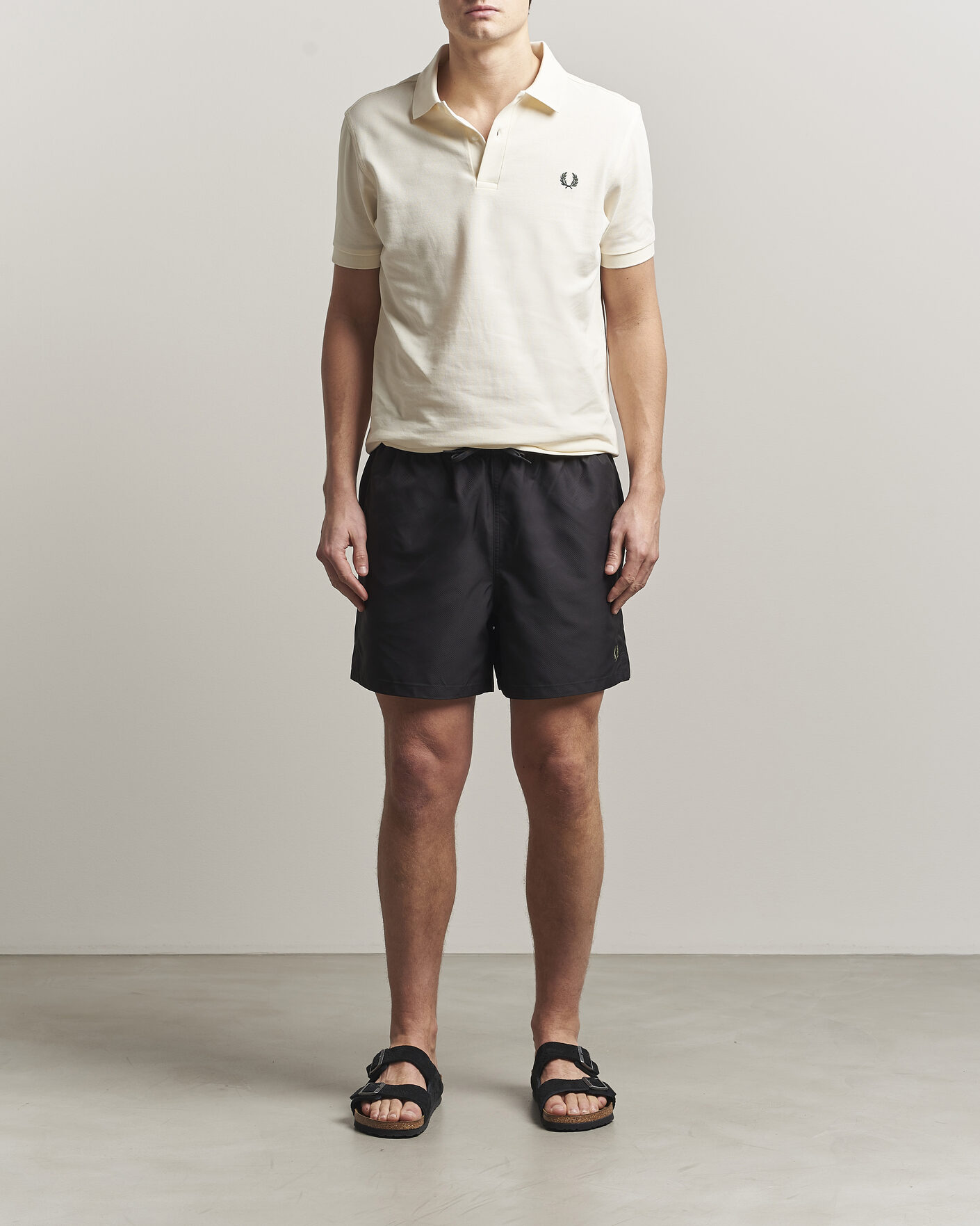 Herre | Badebukser | Fred Perry | Classic Swimshorts Black