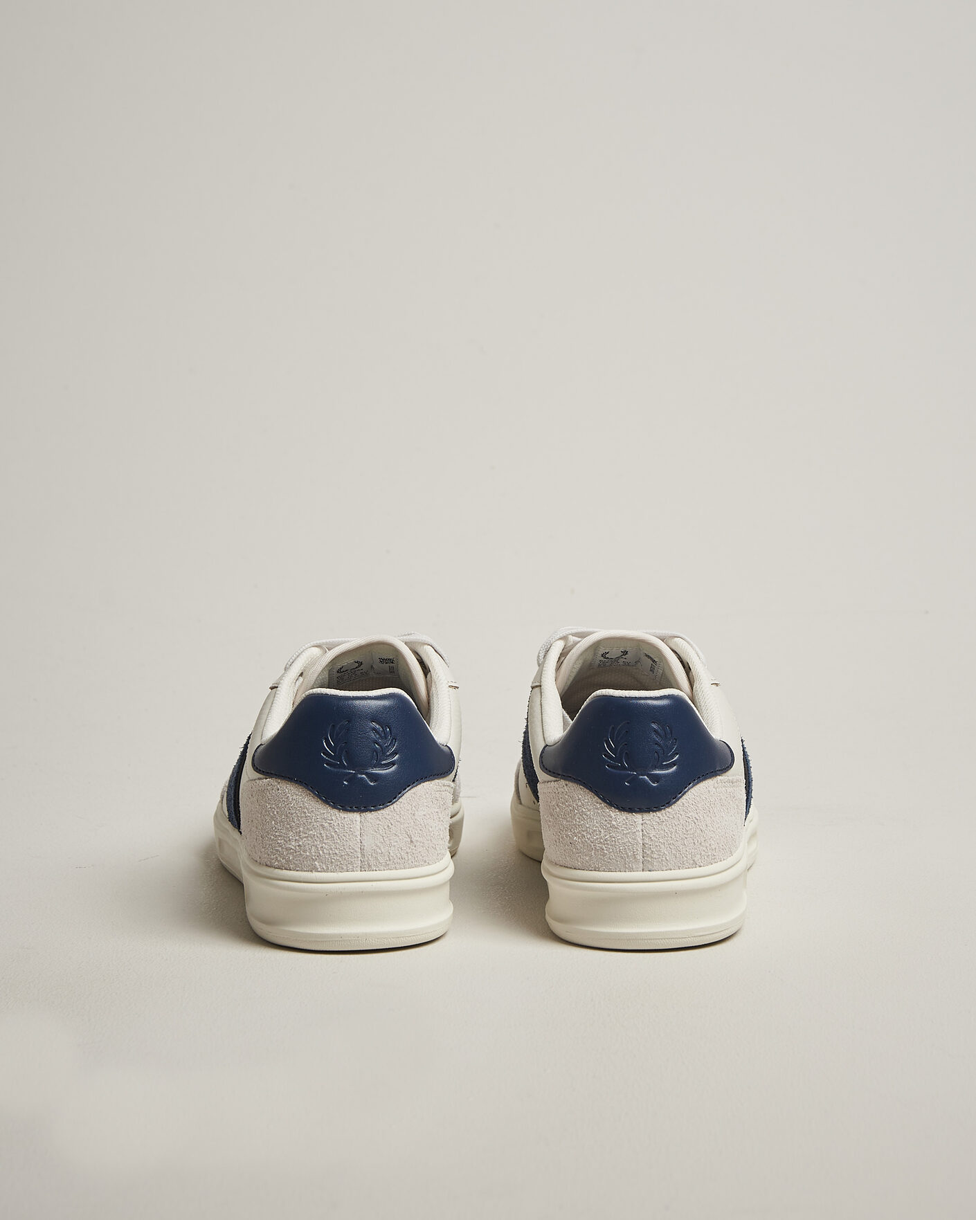 Herre | Sneakers | Fred Perry | B4 Leather/Suede Sneaker Porcelain/Navy