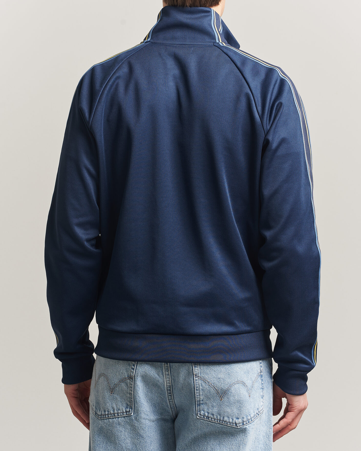 Herre | Trøjer | Fred Perry | Tramline Taped Track Jacket Tennis Blue
