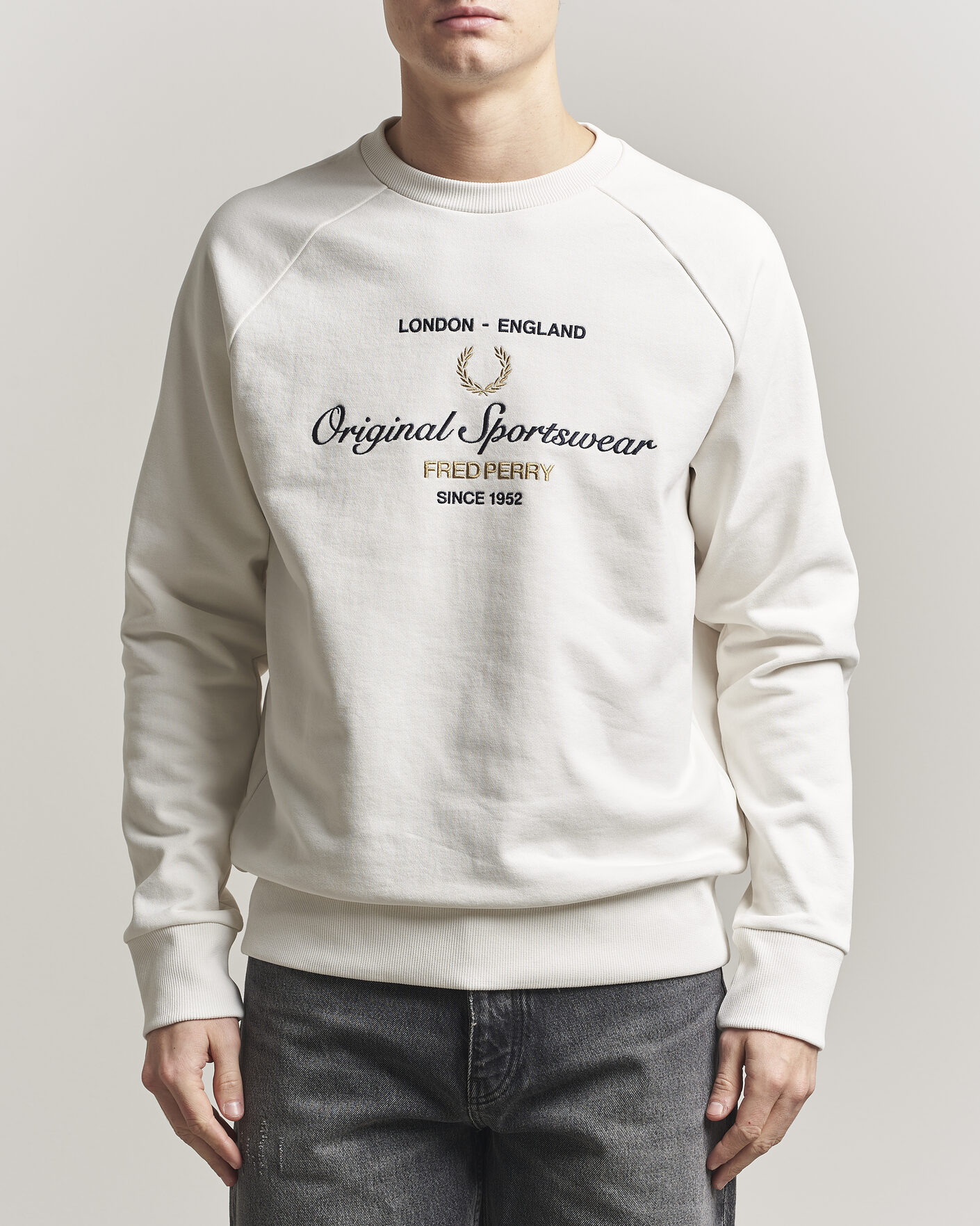 Herre | Trøjer | Fred Perry | Original Sportswear Sweatshirt Snow White