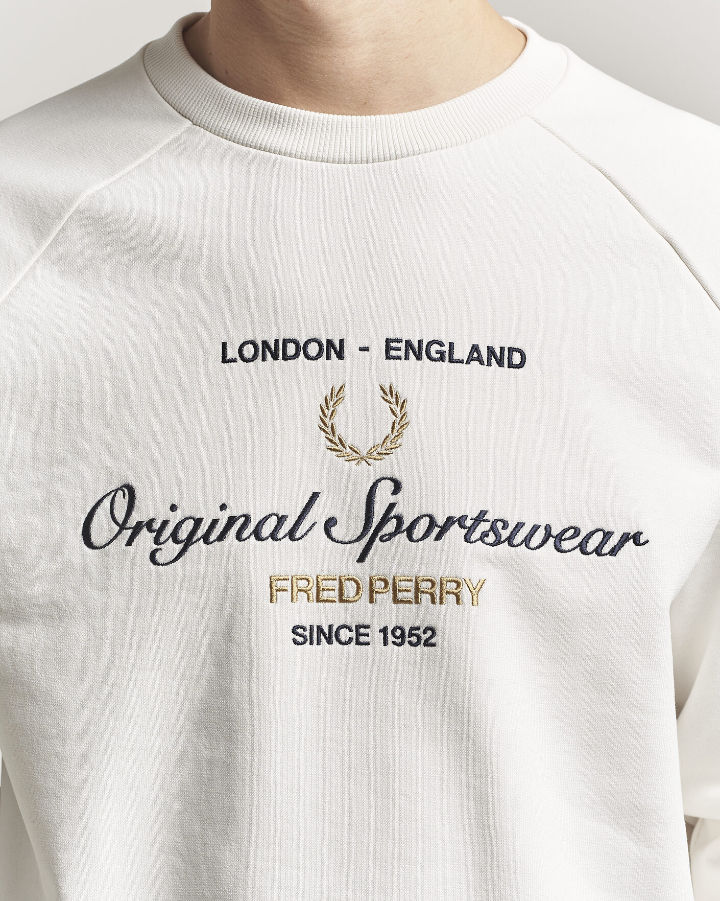 Herre | Trøjer | Fred Perry | Original Sportswear Sweatshirt Snow White