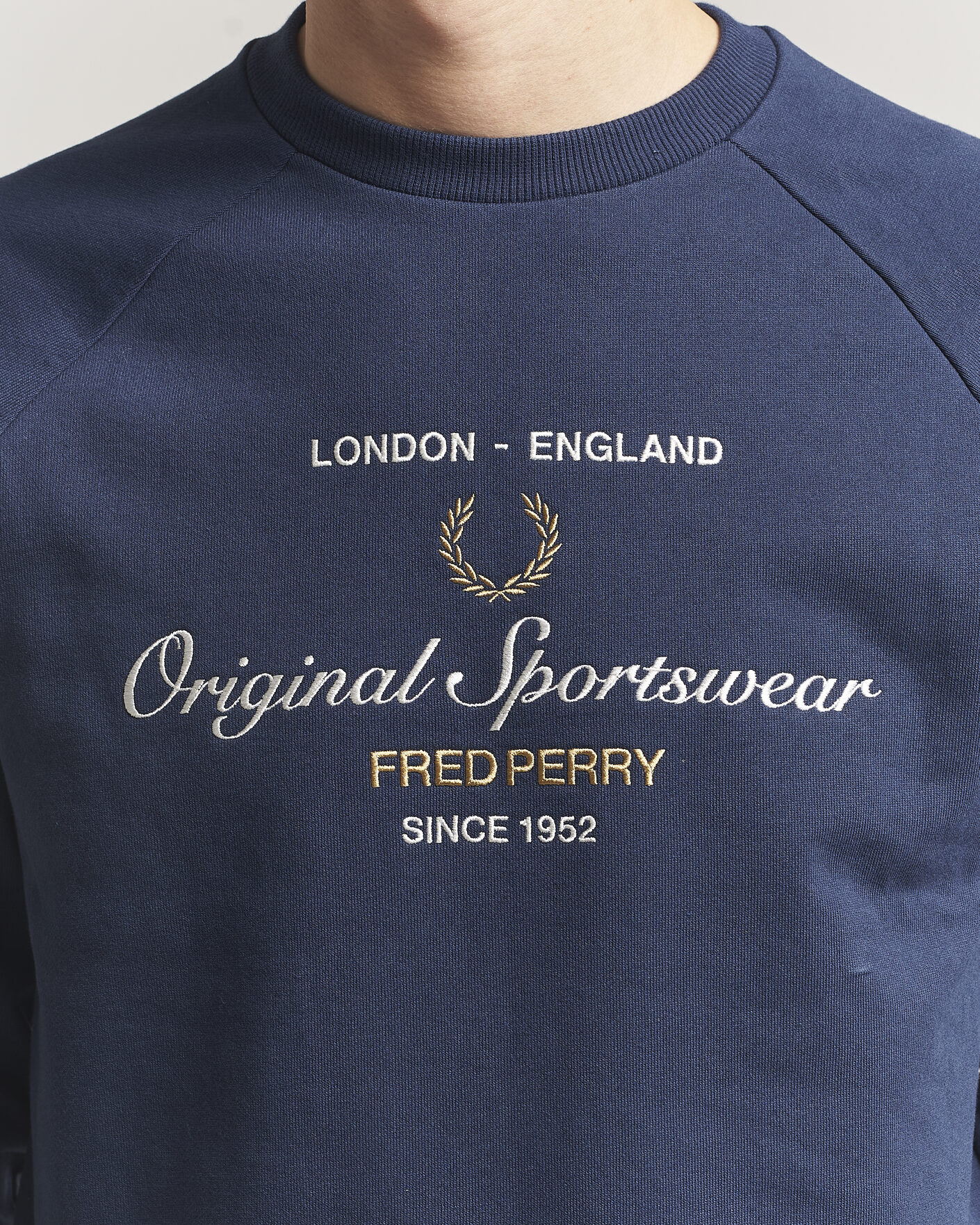 Herre | Trøjer | Fred Perry | Original Sportswear Sweatshirt Tennis Blue