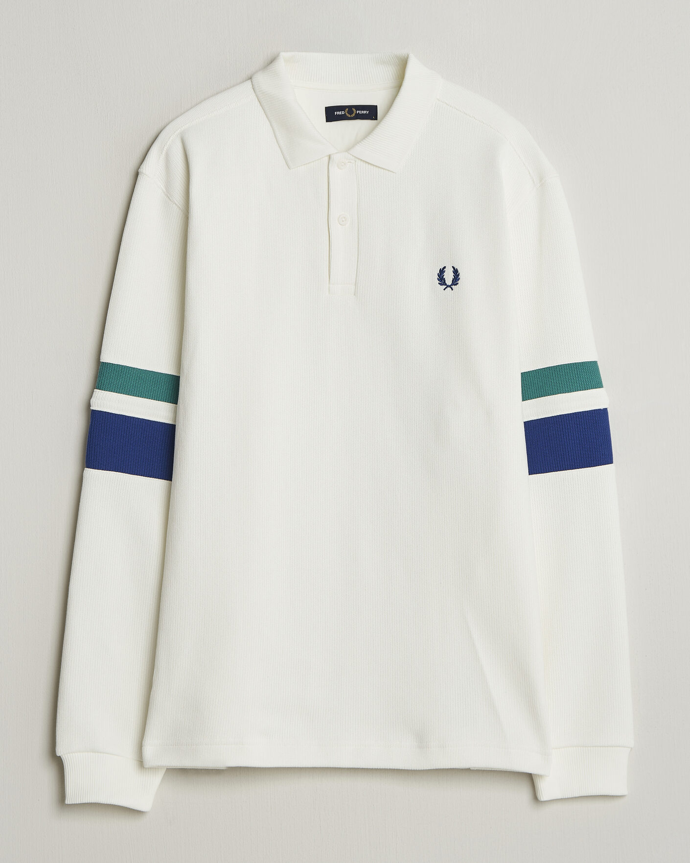 Herre | Trøjer | Fred Perry | Tipped Sleeve Rugger Snow White