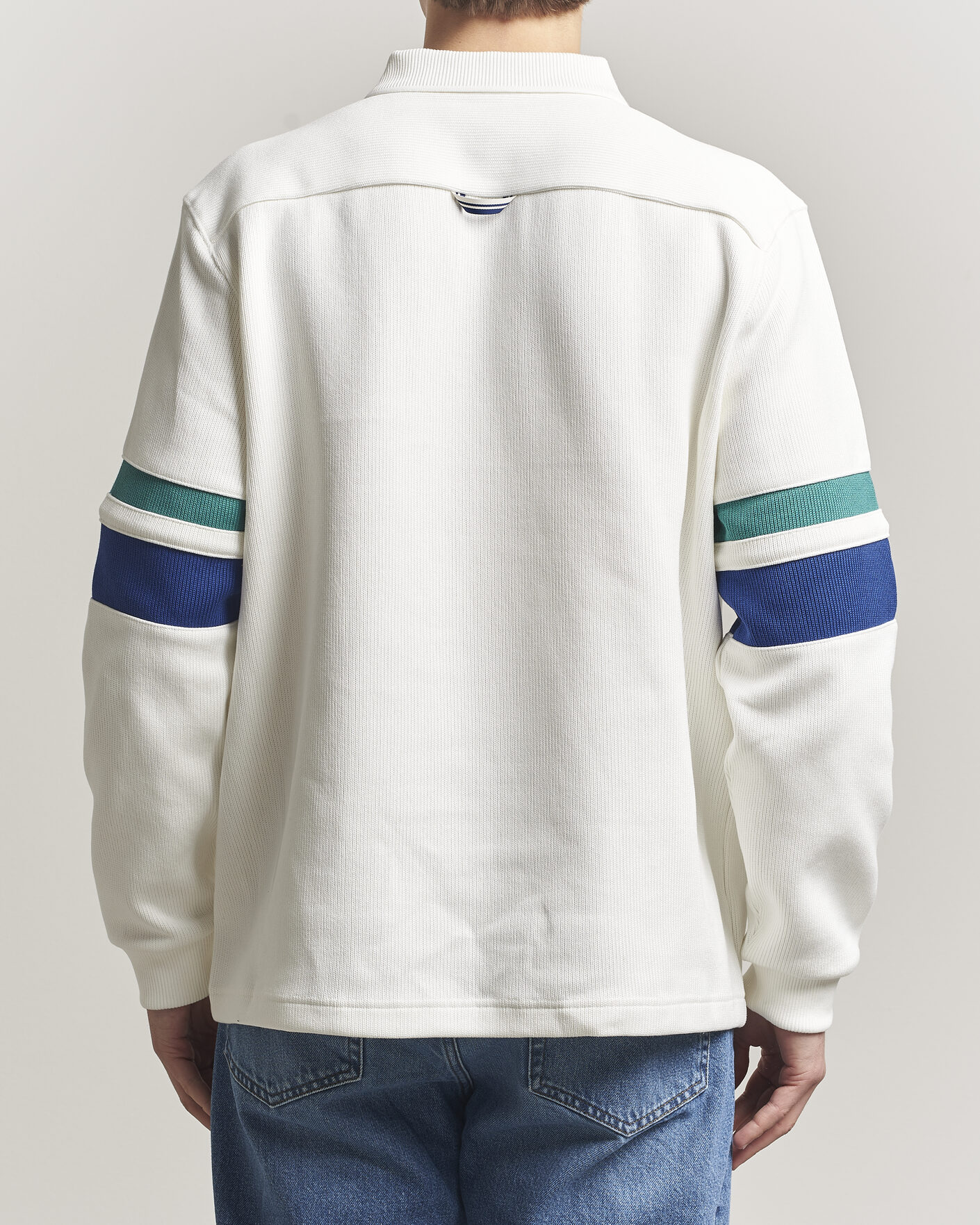 Herre | Trøjer | Fred Perry | Tipped Sleeve Rugger Snow White