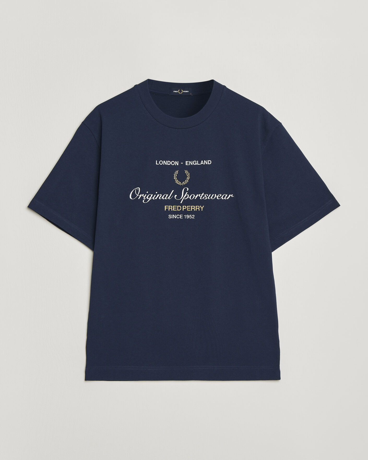 Herre | T-Shirts | Fred Perry | Original Sportswear T-Shirt Tennis Blue