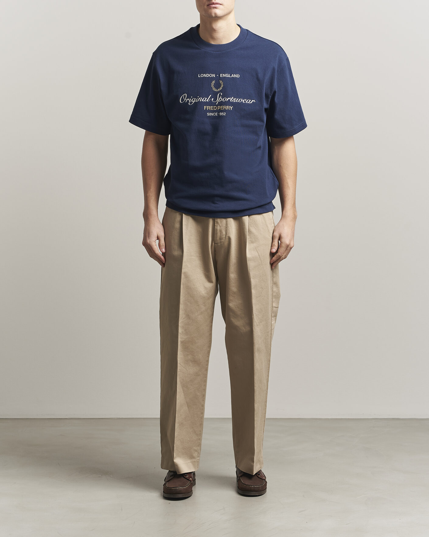 Herre | T-Shirts | Fred Perry | Original Sportswear T-Shirt Tennis Blue