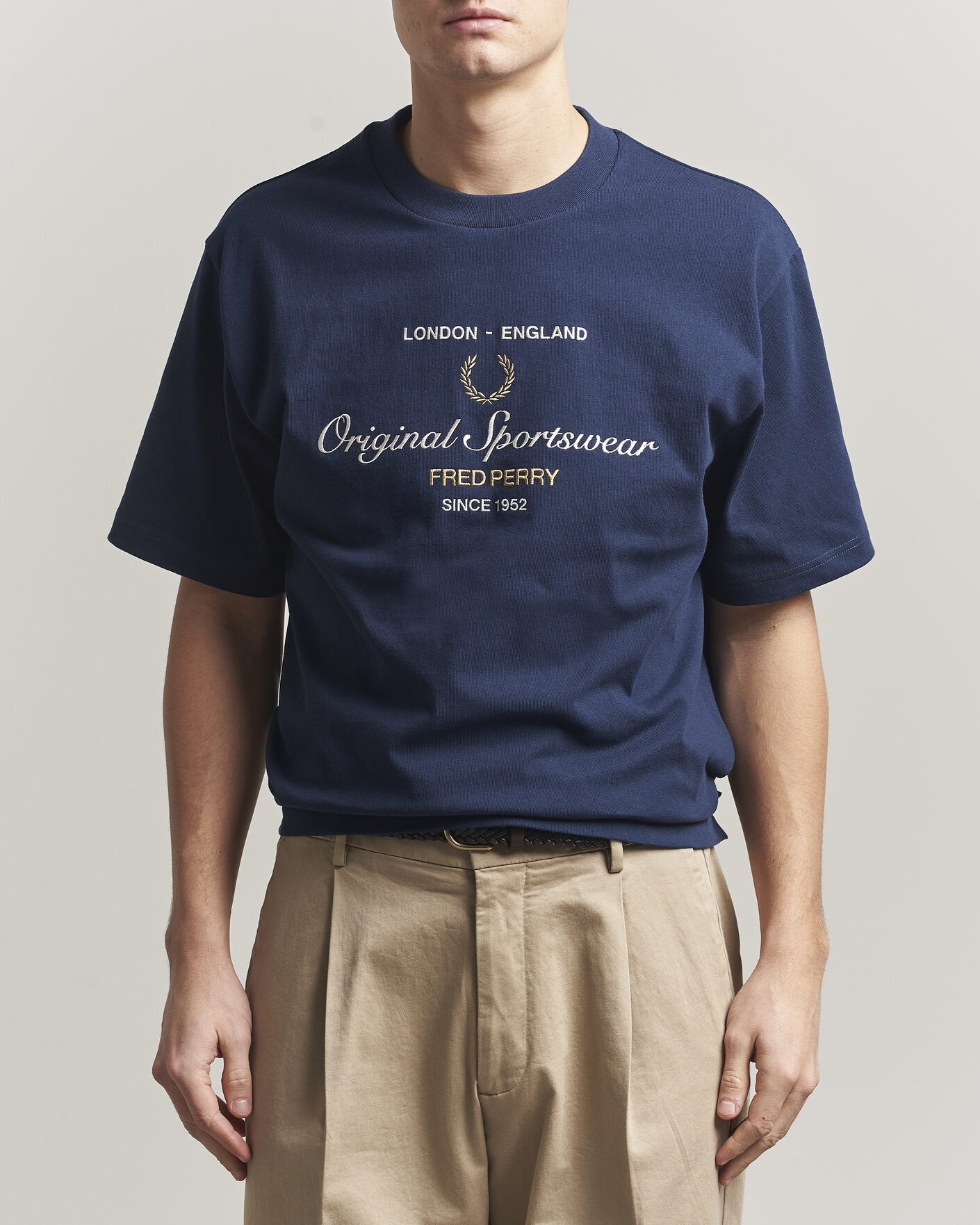 Herre | T-Shirts | Fred Perry | Original Sportswear T-Shirt Tennis Blue