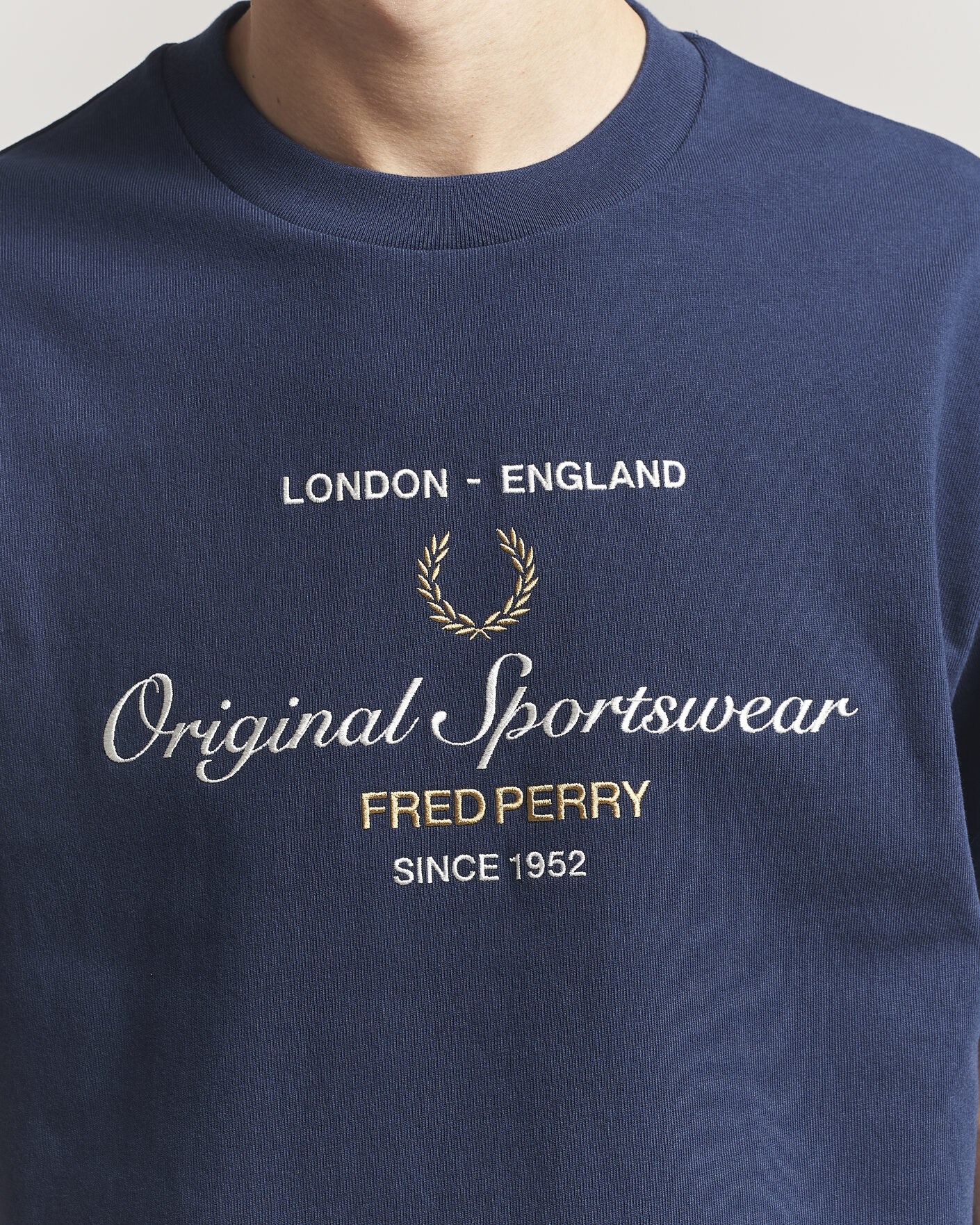 Herre | T-Shirts | Fred Perry | Original Sportswear T-Shirt Tennis Blue