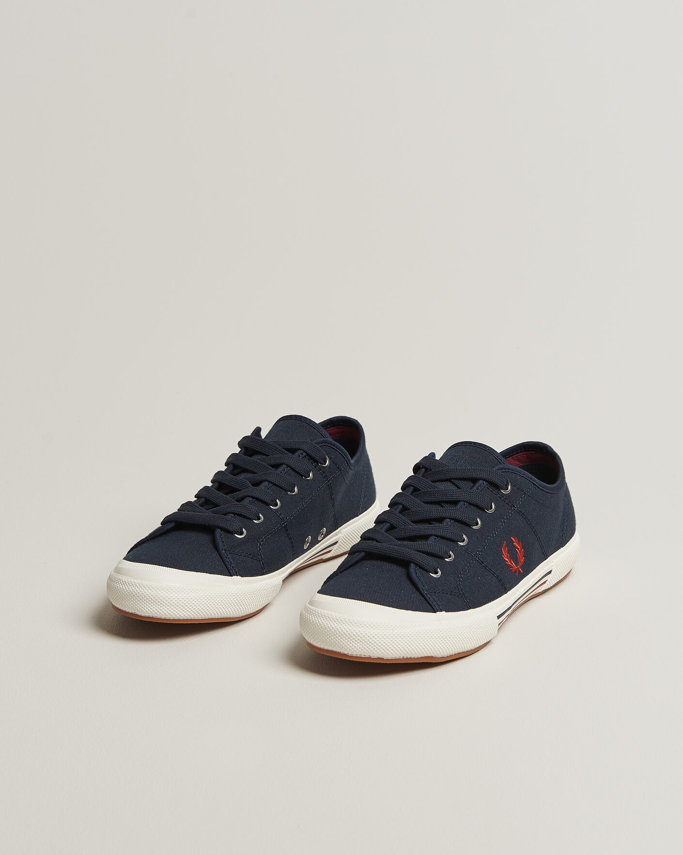 Herre | Sneakers | Fred Perry | B708 Vintage Tennis Sneaker Navy