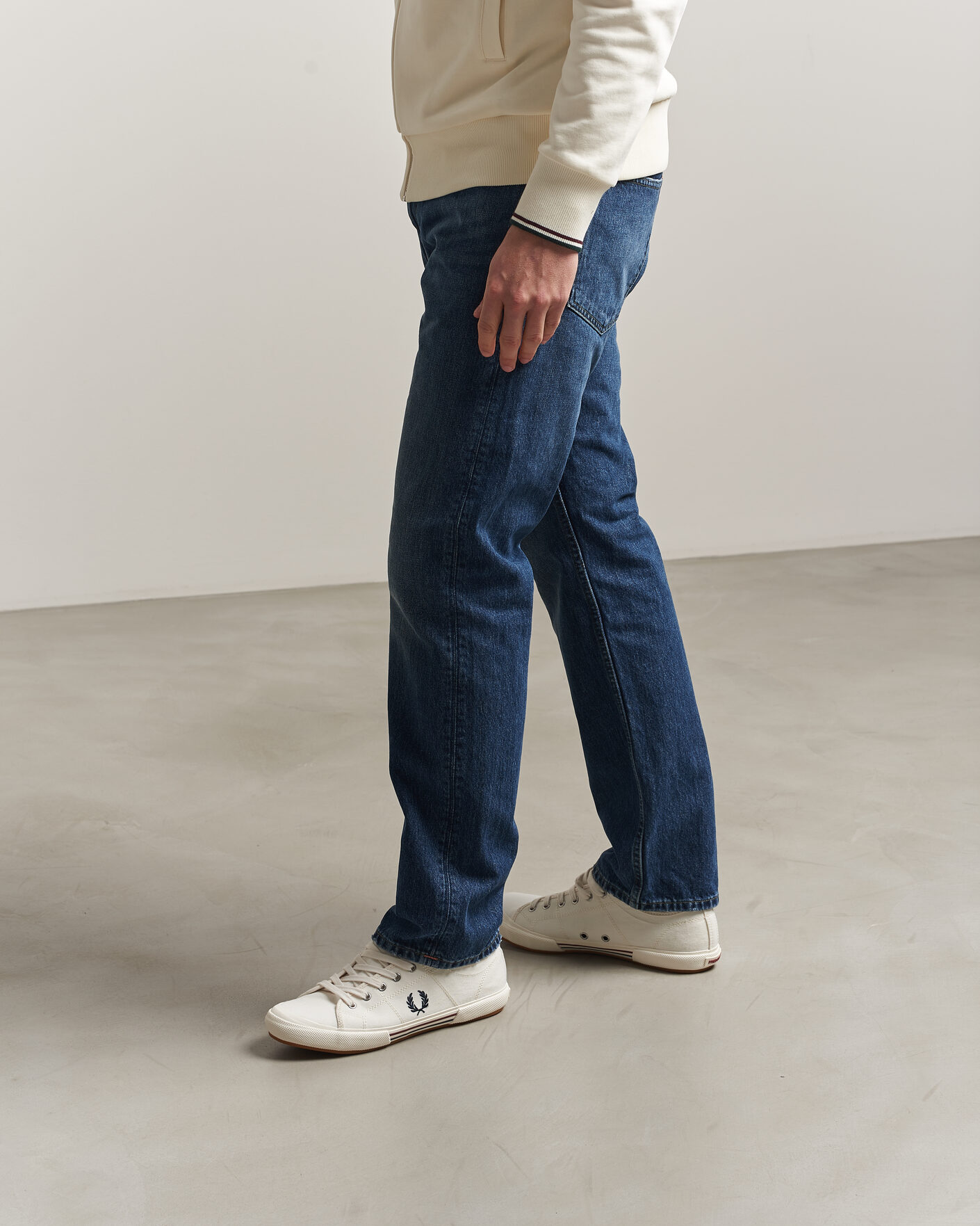 Herre | Sneakers | Fred Perry | B708 Vintage Tennis Sneaker Snow White